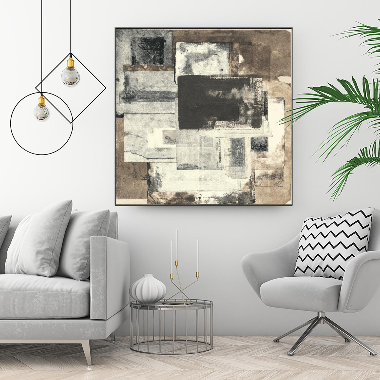 Windows & Doors of Jomson by Rob Delamater on GIANT ART - brown abstract