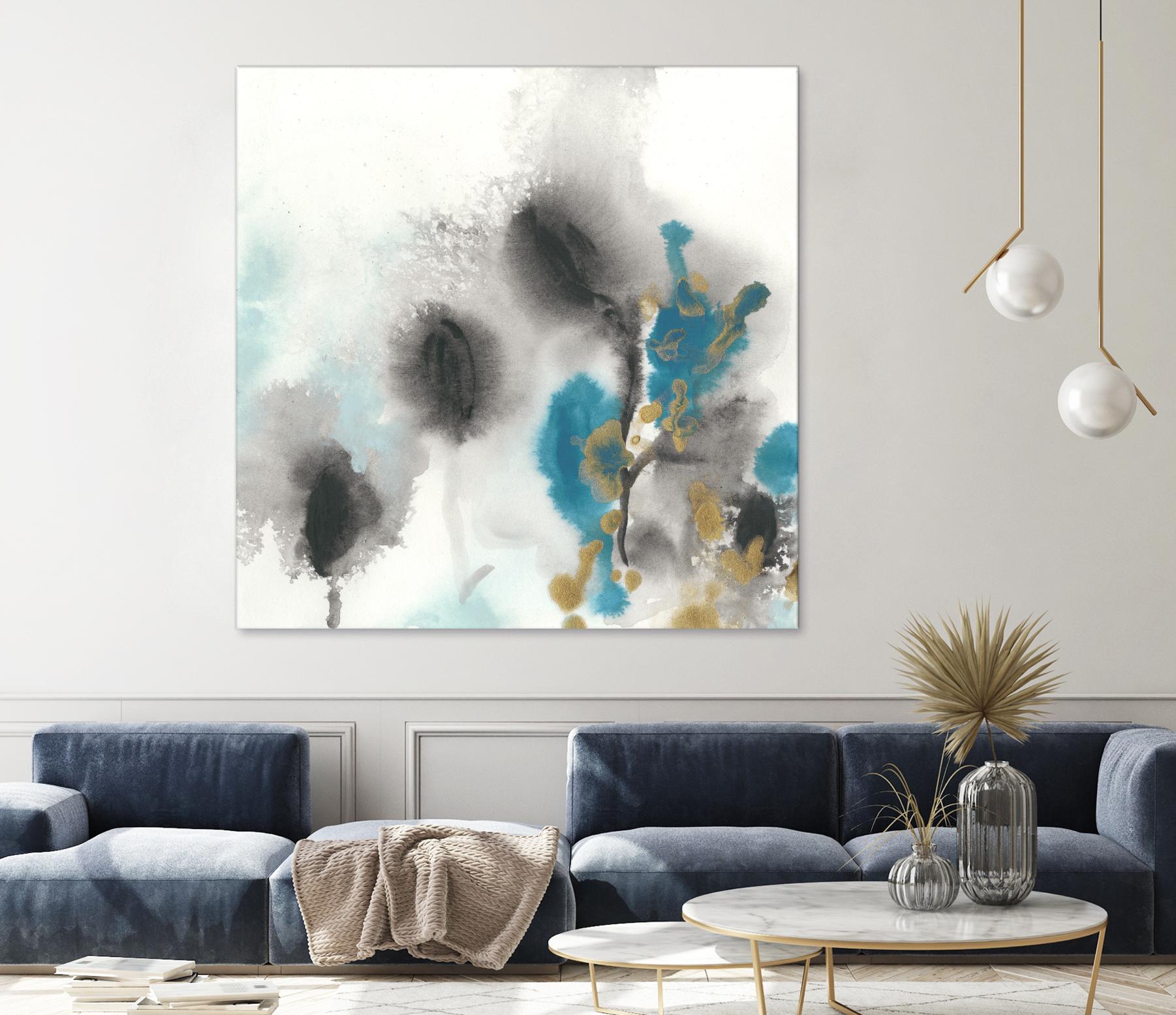 Cerulean Mirage I by June Erica Vess on GIANT ART - blue abstract