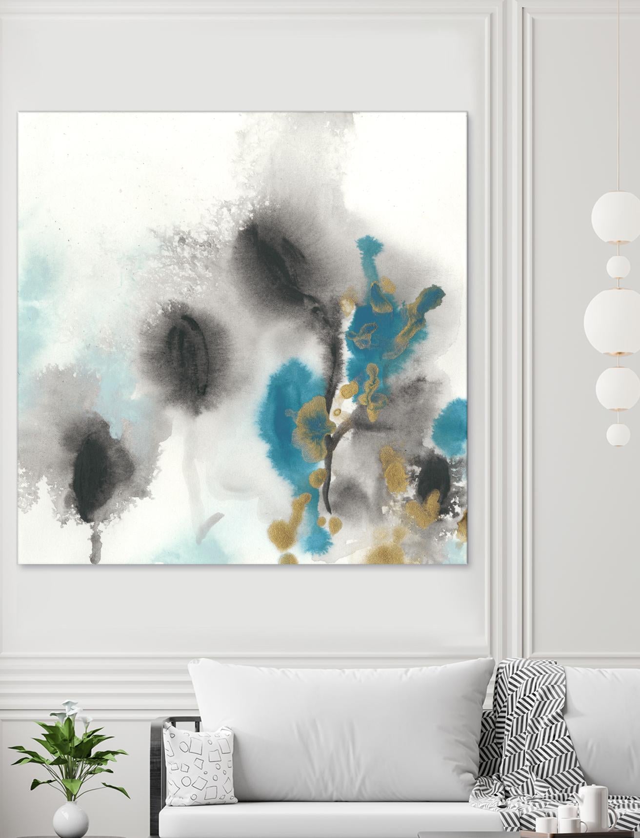 Cerulean Mirage I by June Erica Vess on GIANT ART - blue abstract