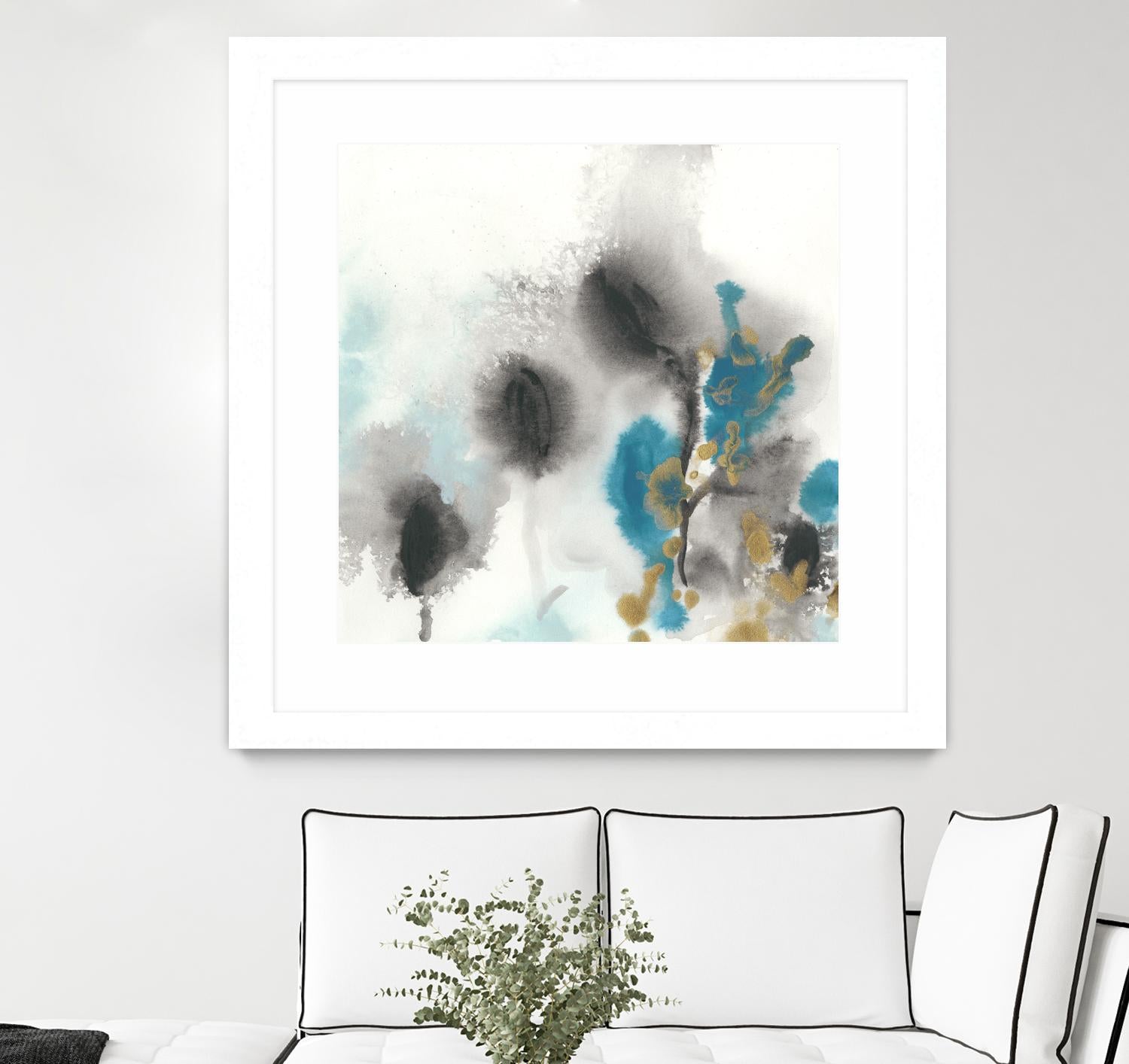 Cerulean Mirage I by June Erica Vess on GIANT ART - blue abstract