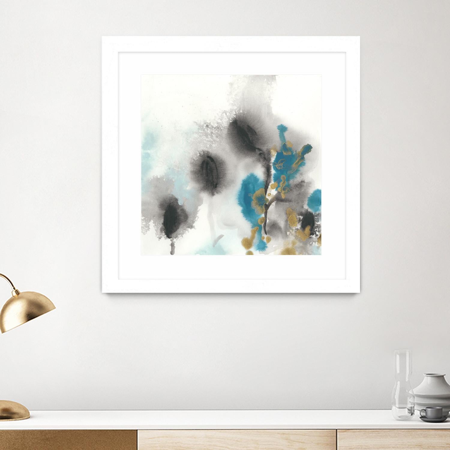 Cerulean Mirage I by June Erica Vess on GIANT ART - blue abstract