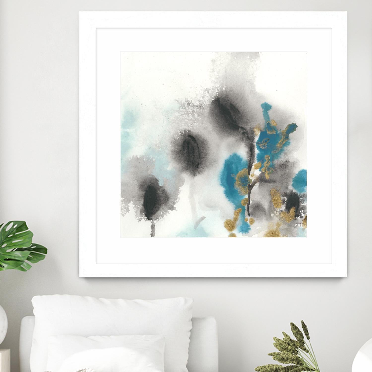 Cerulean Mirage I by June Erica Vess on GIANT ART - blue abstract