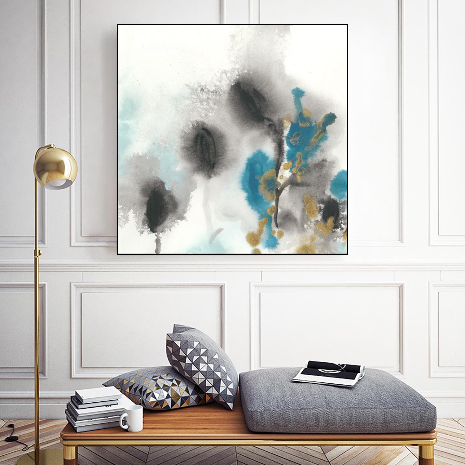 Cerulean Mirage I by June Erica Vess on GIANT ART - blue abstract