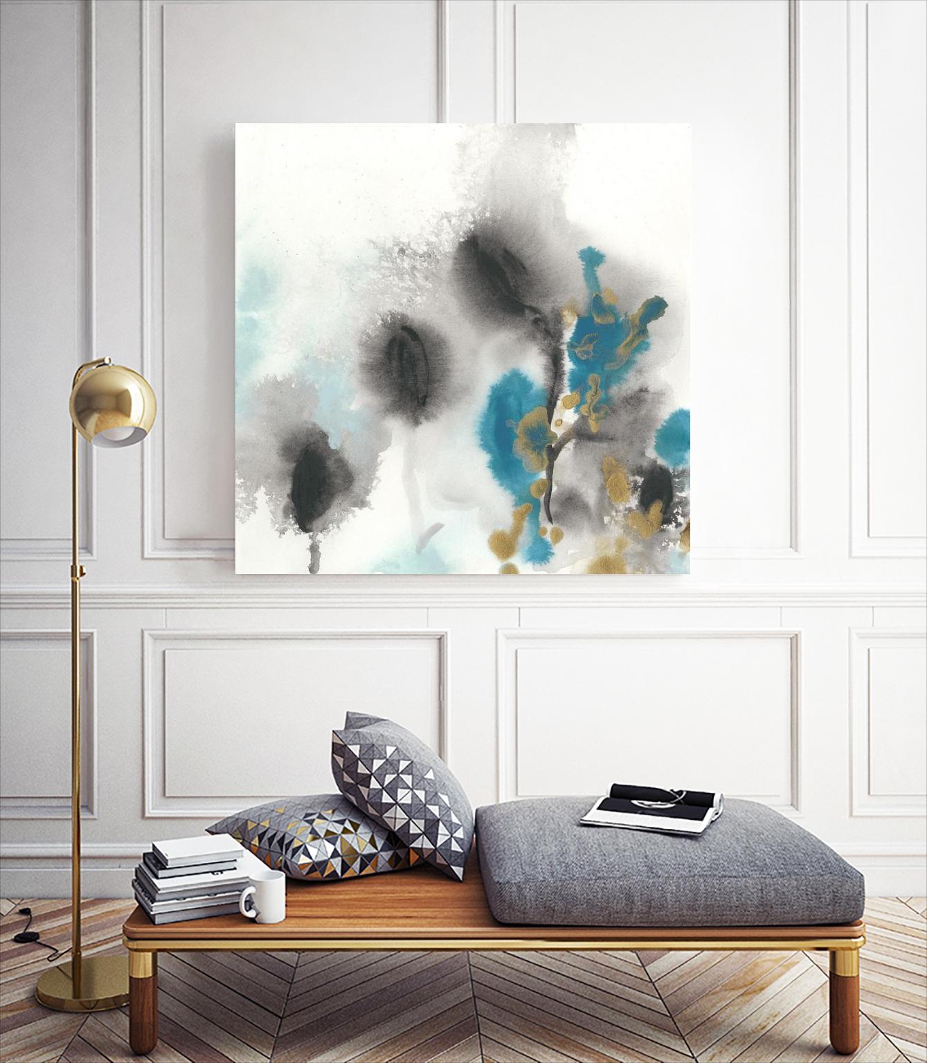 Cerulean Mirage I by June Erica Vess on GIANT ART - blue abstract