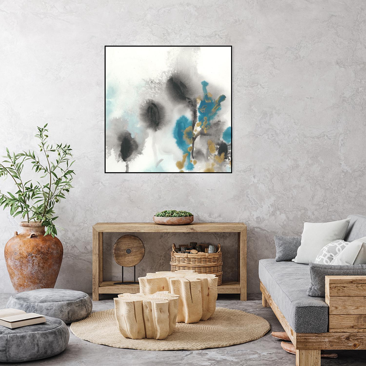 Cerulean Mirage I by June Erica Vess on GIANT ART - blue abstract