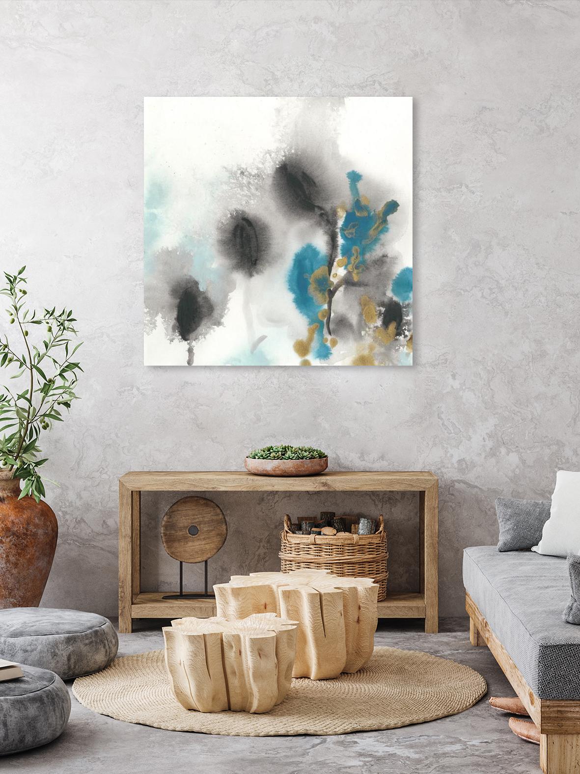 Cerulean Mirage I by June Erica Vess on GIANT ART - blue abstract