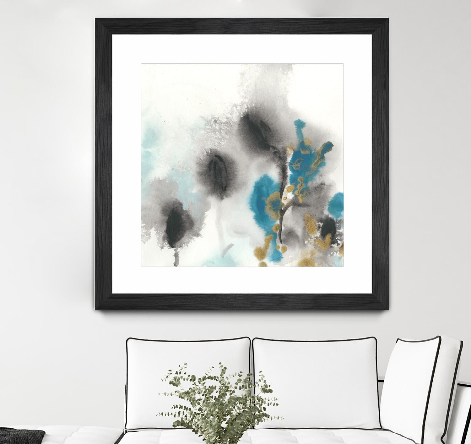 Cerulean Mirage I by June Erica Vess on GIANT ART - blue abstract