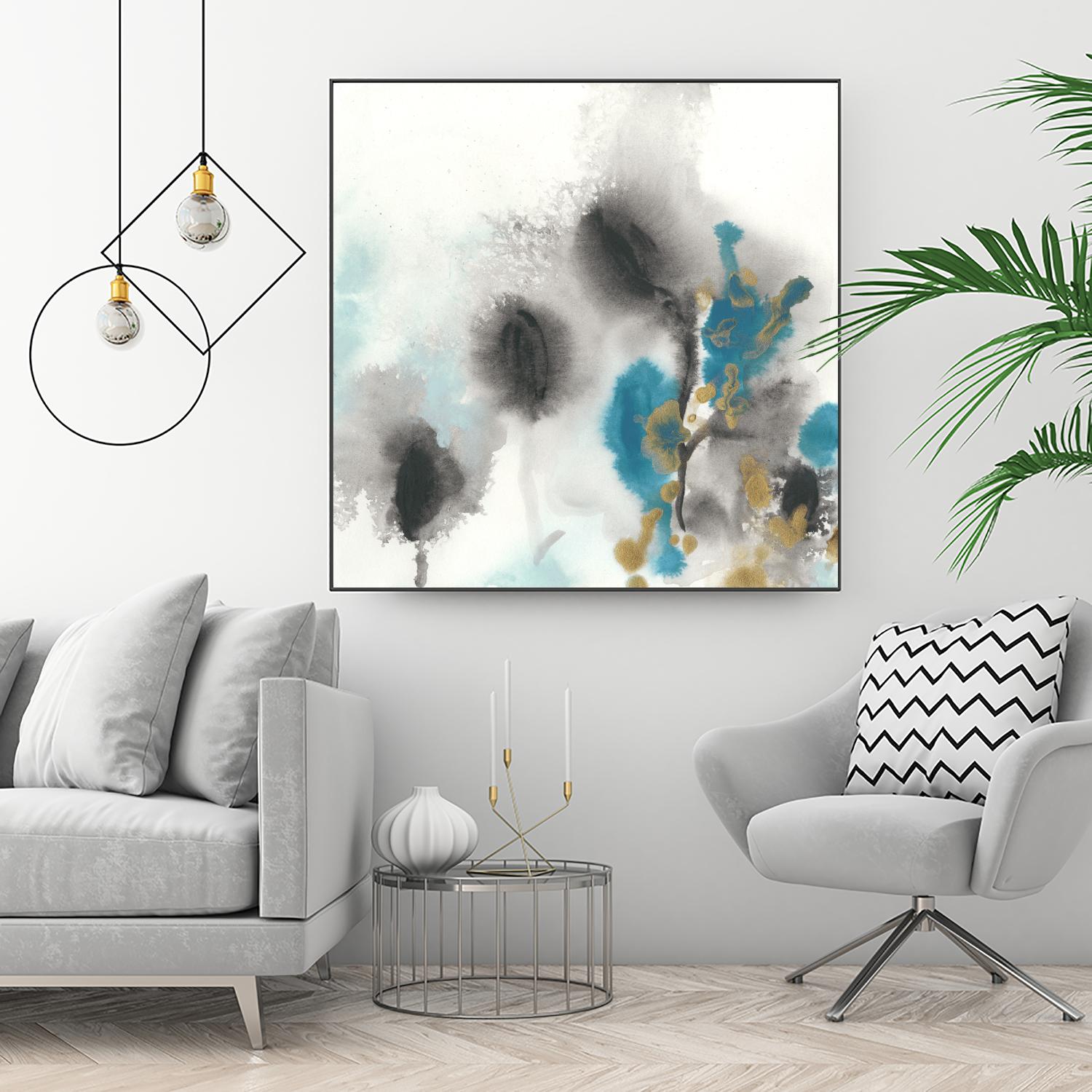 Cerulean Mirage I by June Erica Vess on GIANT ART - blue abstract