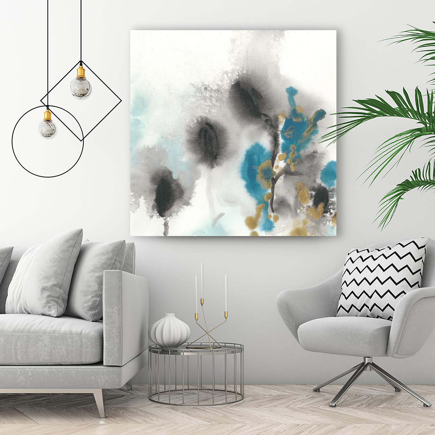 Cerulean Mirage I by June Erica Vess on GIANT ART - blue abstract