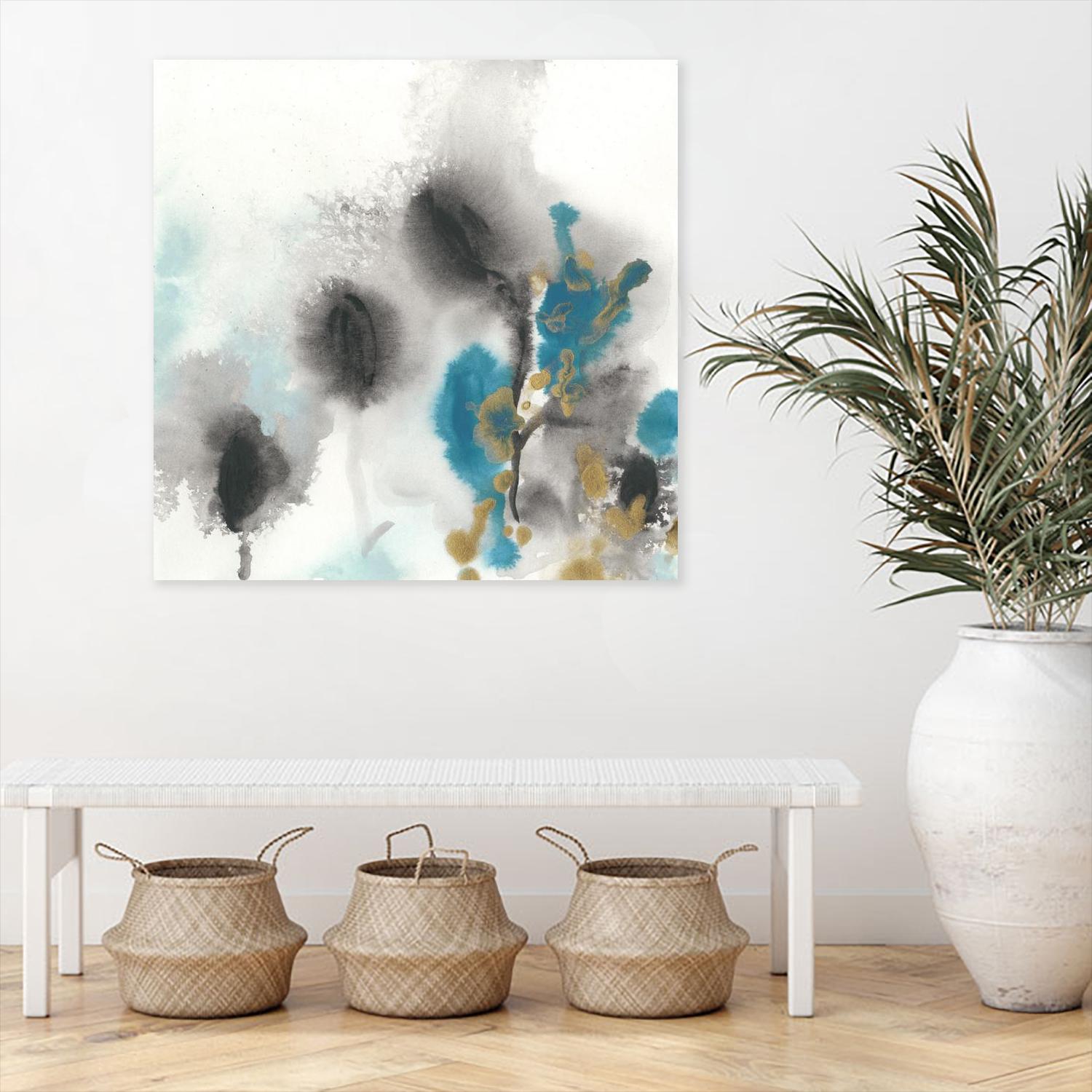 Cerulean Mirage I by June Erica Vess on GIANT ART - blue abstract