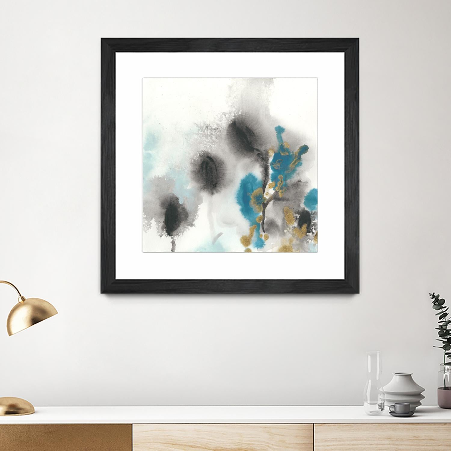 Cerulean Mirage I by June Erica Vess on GIANT ART - blue abstract