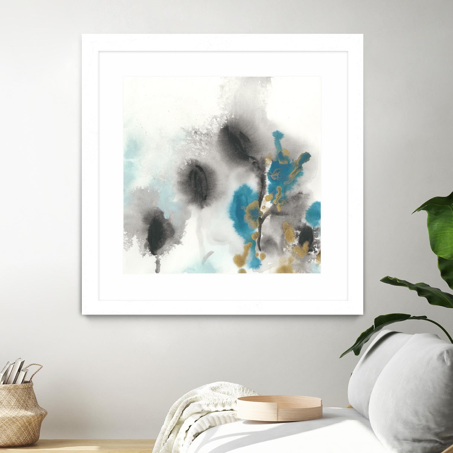 Cerulean Mirage I by June Erica Vess on GIANT ART - blue abstract