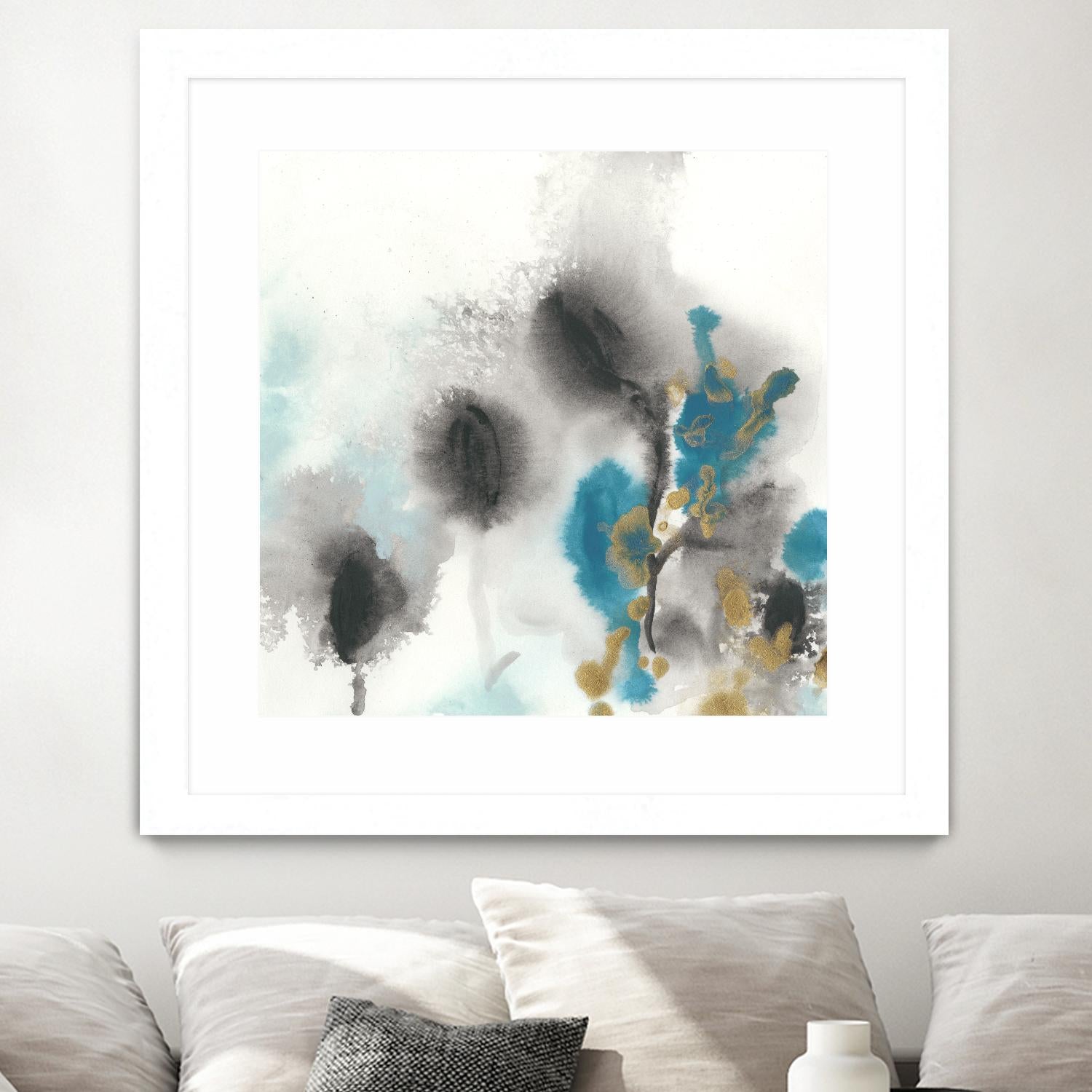 Cerulean Mirage I by June Erica Vess on GIANT ART - blue abstract