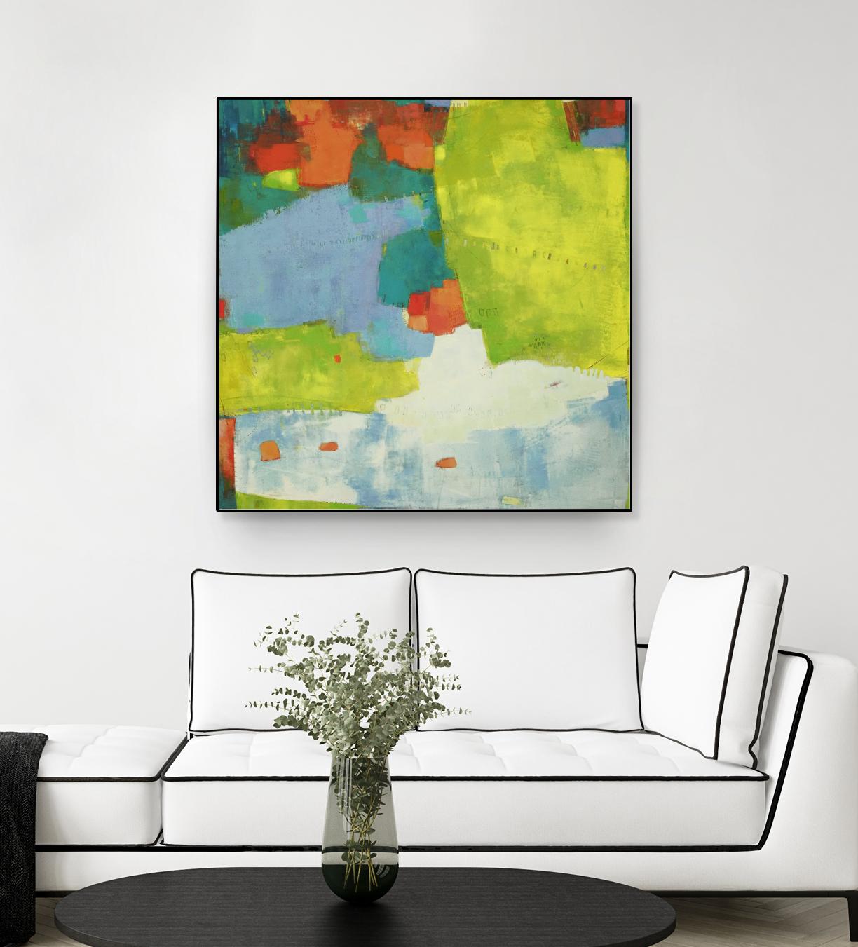 Torp by Sue Jachimiec on GIANT ART - green abstract