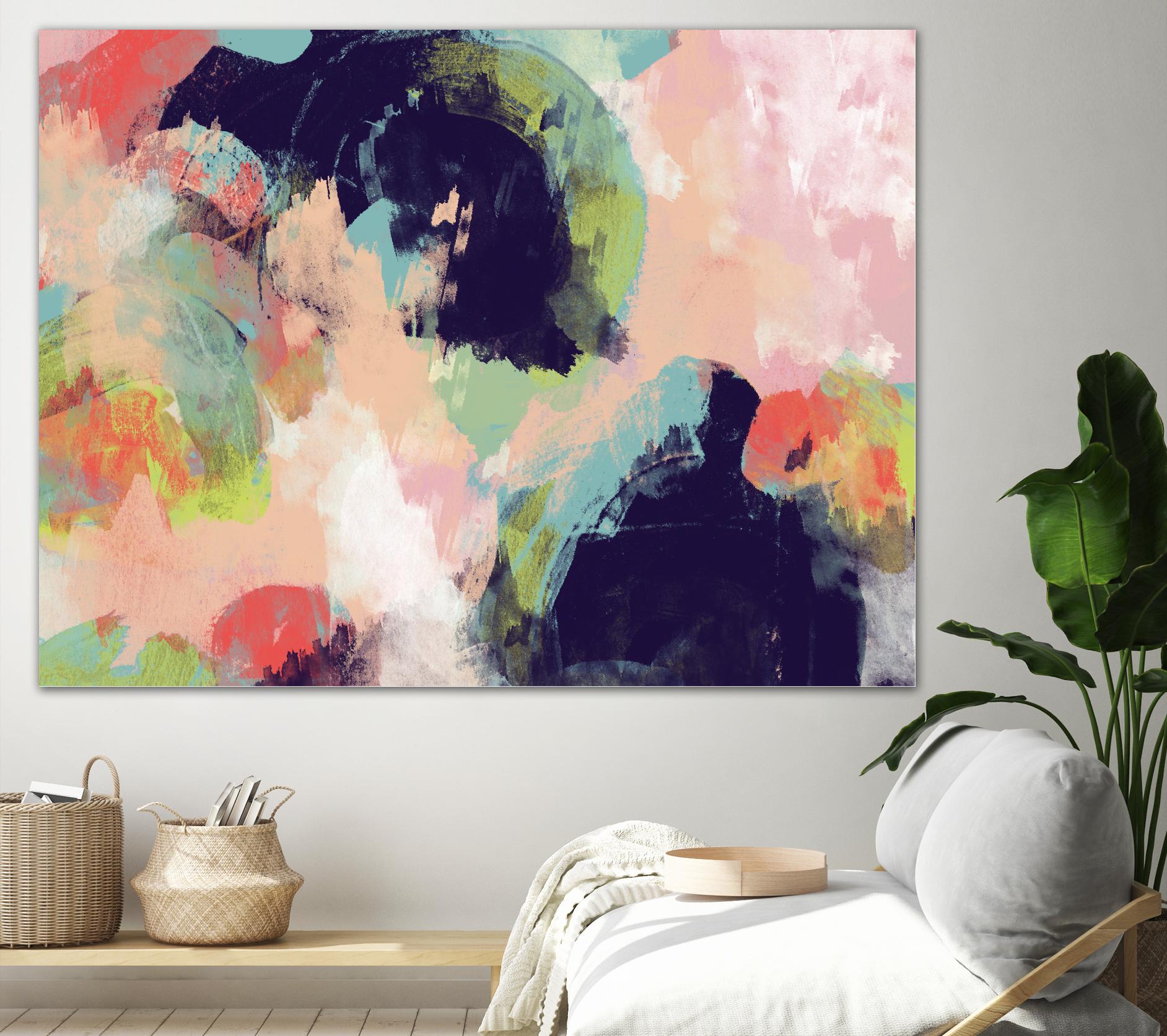 Vibrant Spring I by Studio W on GIANT ART - pink abstract