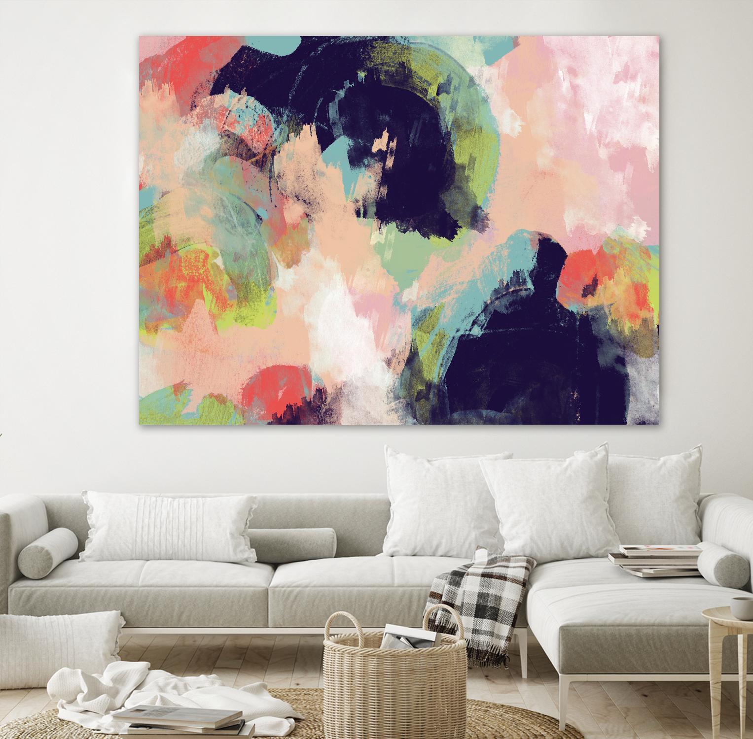 Vibrant Spring I by Studio W on GIANT ART - pink abstract