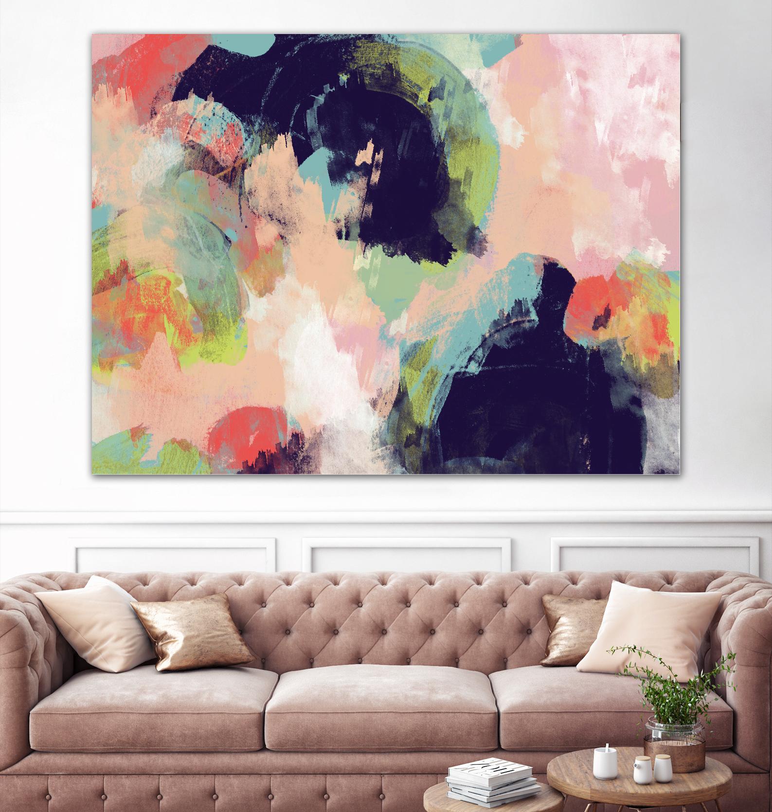 Vibrant Spring I by Studio W on GIANT ART - pink abstract