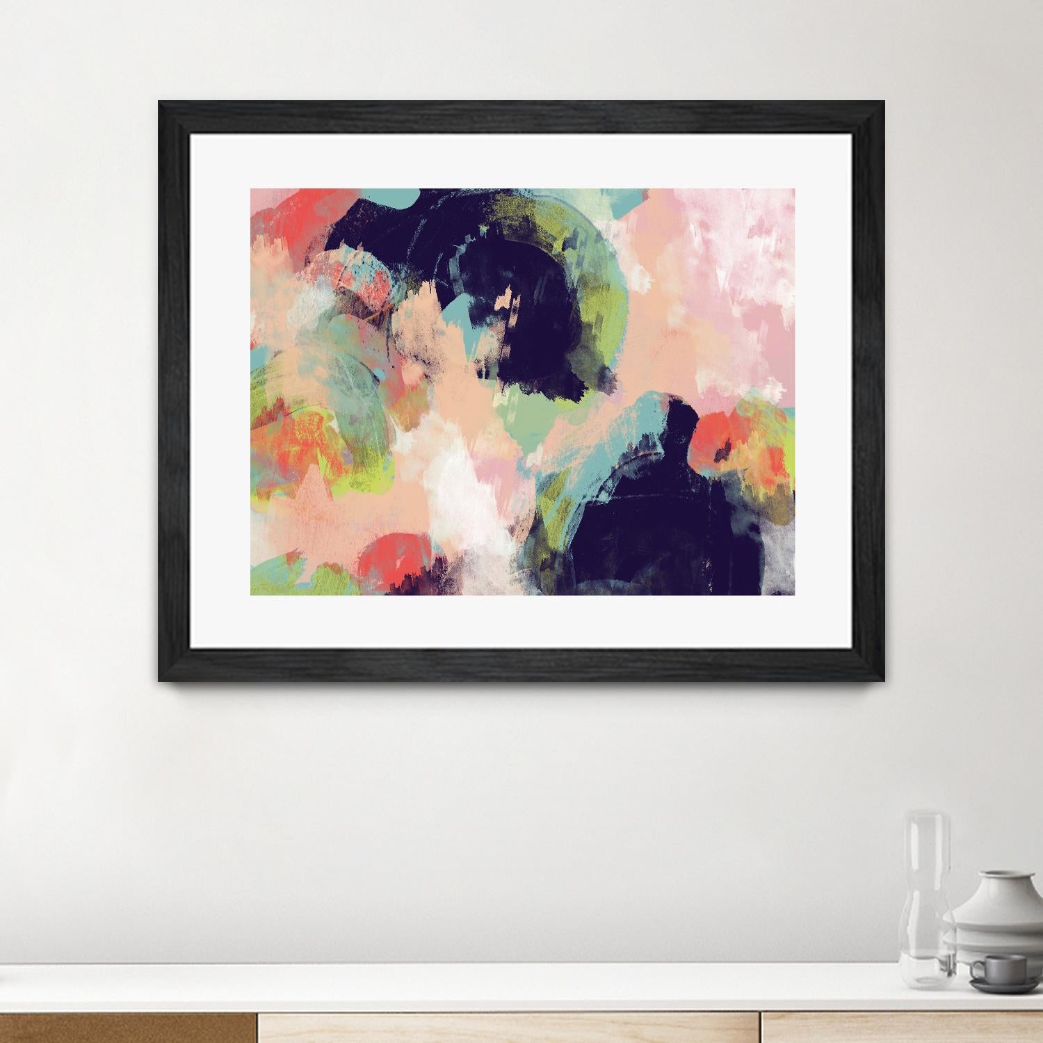 Vibrant Spring I by Studio W on GIANT ART - pink abstract
