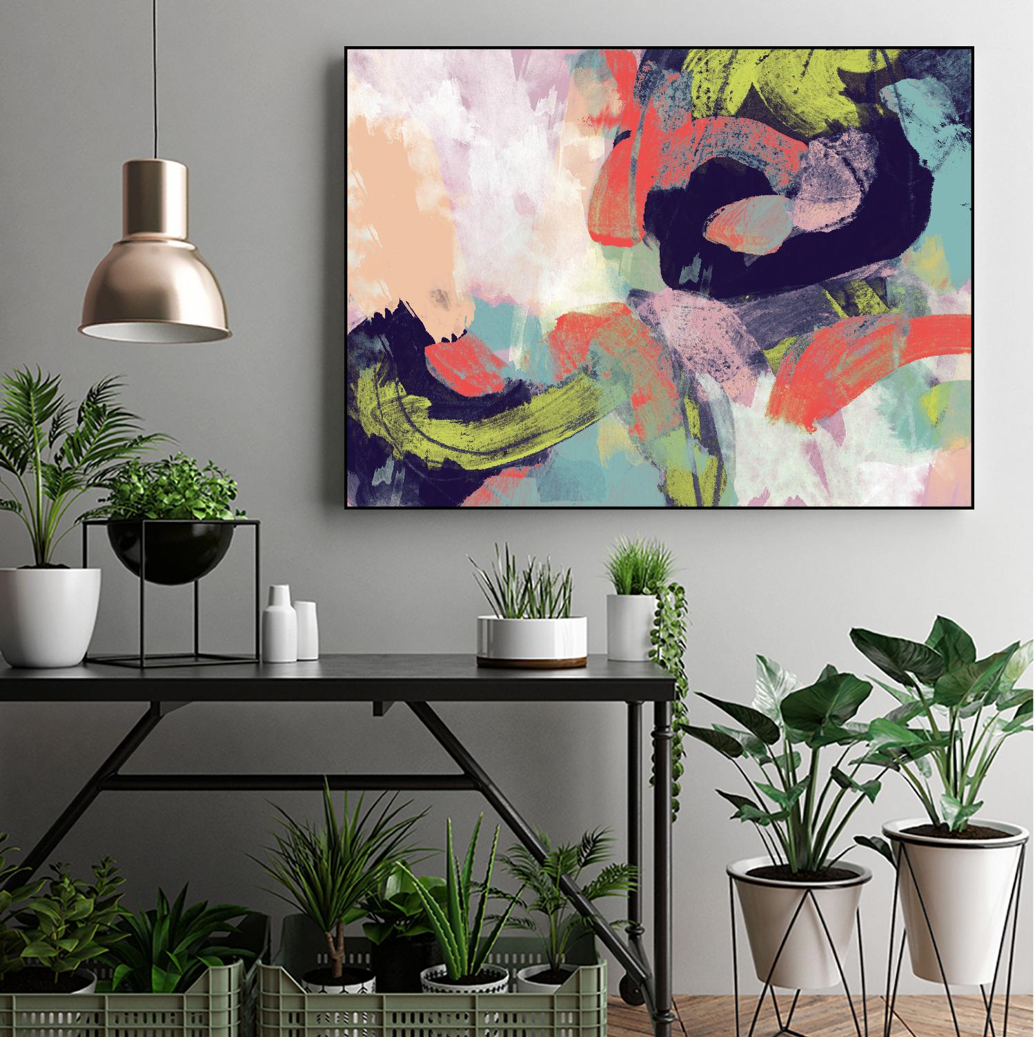Vibrant Spring II by Studio W on GIANT ART - pink abstract