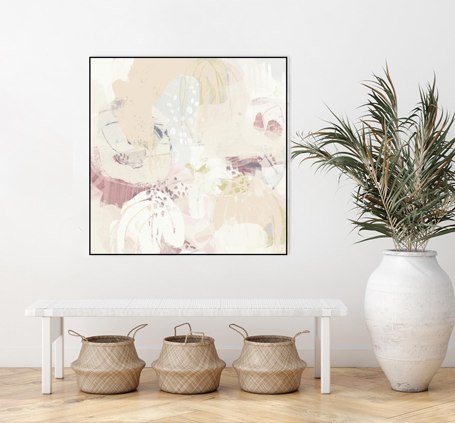 Hanami I by June Erica Vess on GIANT ART - pink abstract