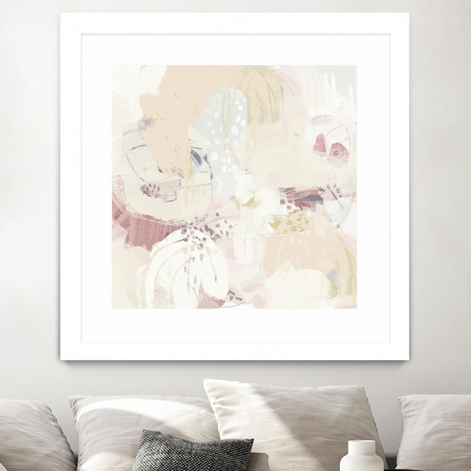 Hanami I by June Erica Vess on GIANT ART - pink abstract