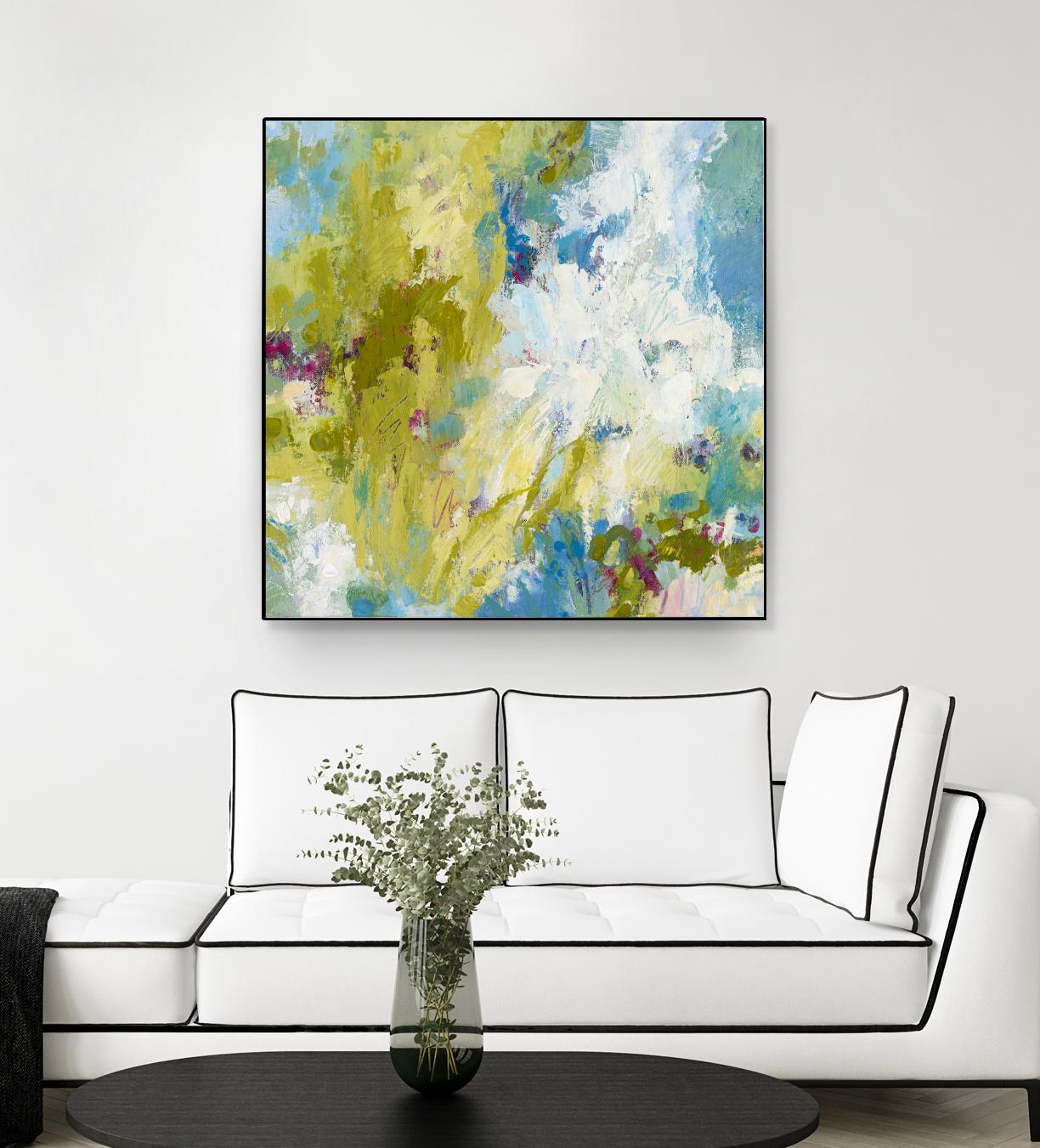 Sunday's Promise by Janet Bothne on GIANT ART - yellow abstract