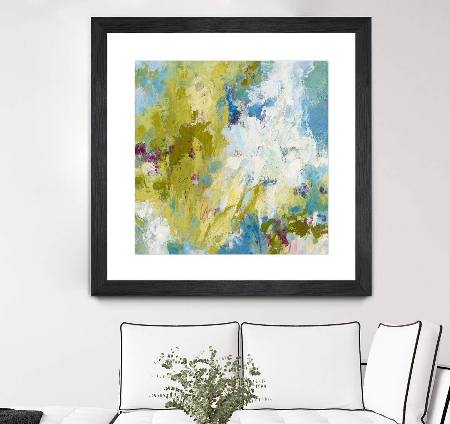 Sunday's Promise by Janet Bothne on GIANT ART - yellow abstract