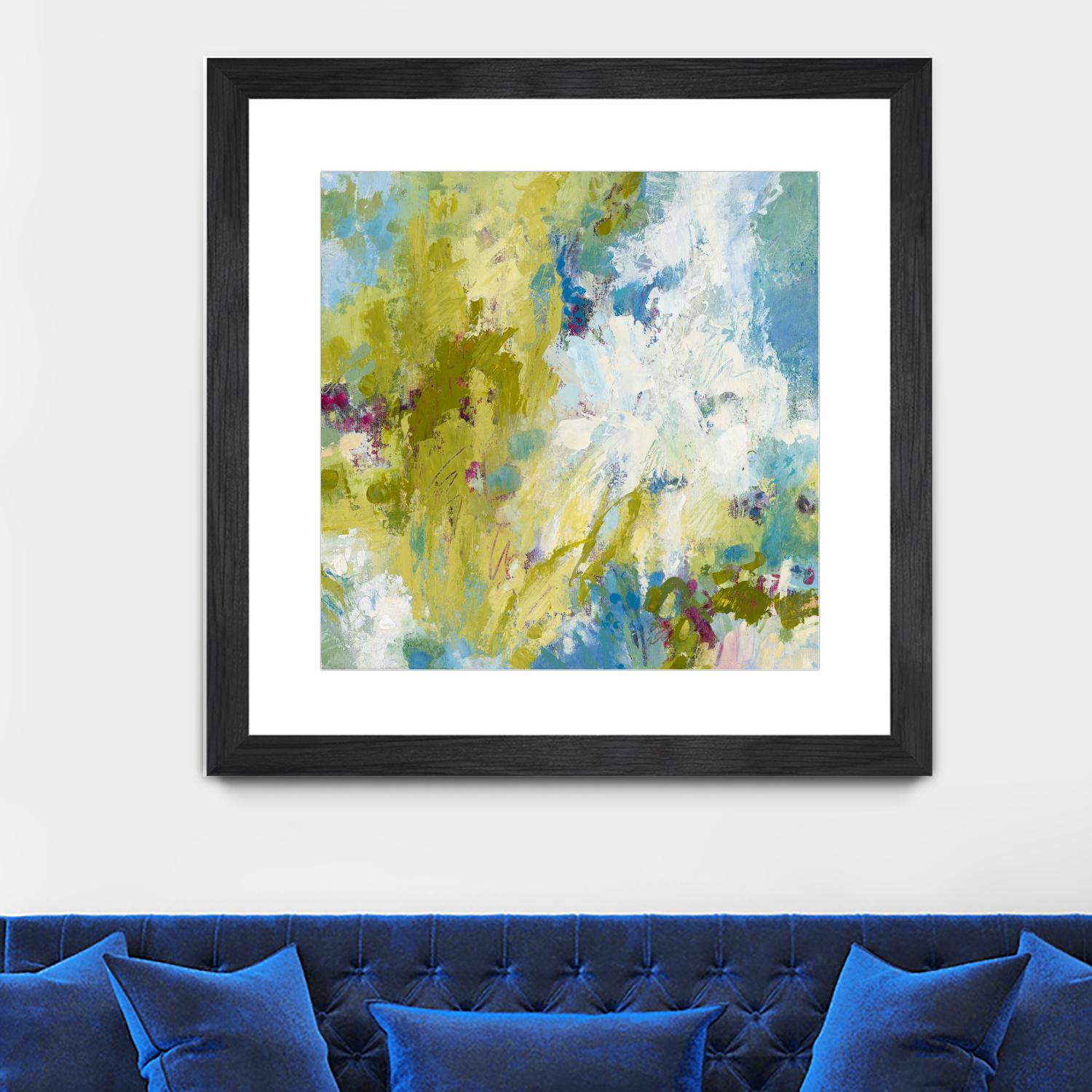 Sunday's Promise by Janet Bothne on GIANT ART - yellow abstract