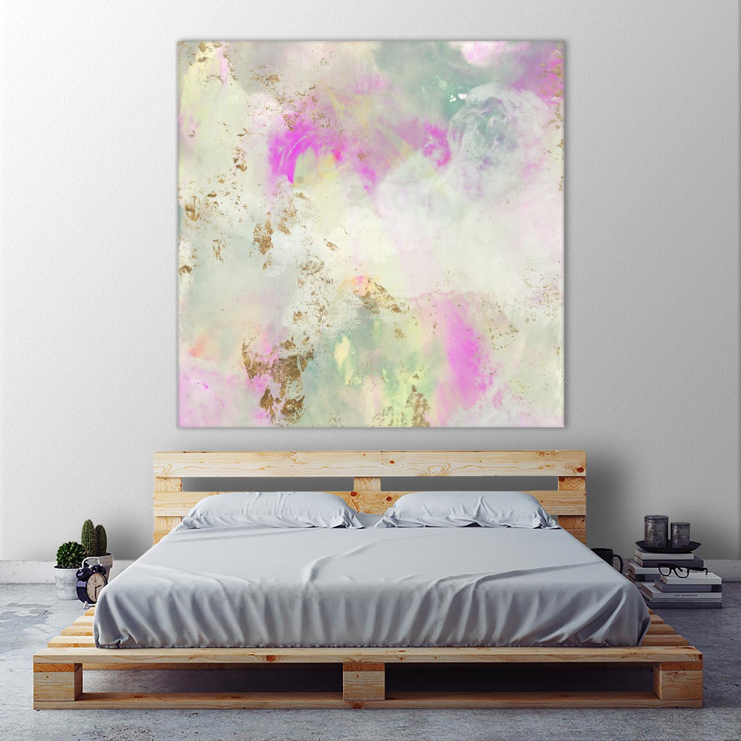 Pastel Swoop I by Jennifer Goldberger on GIANT ART - abstract