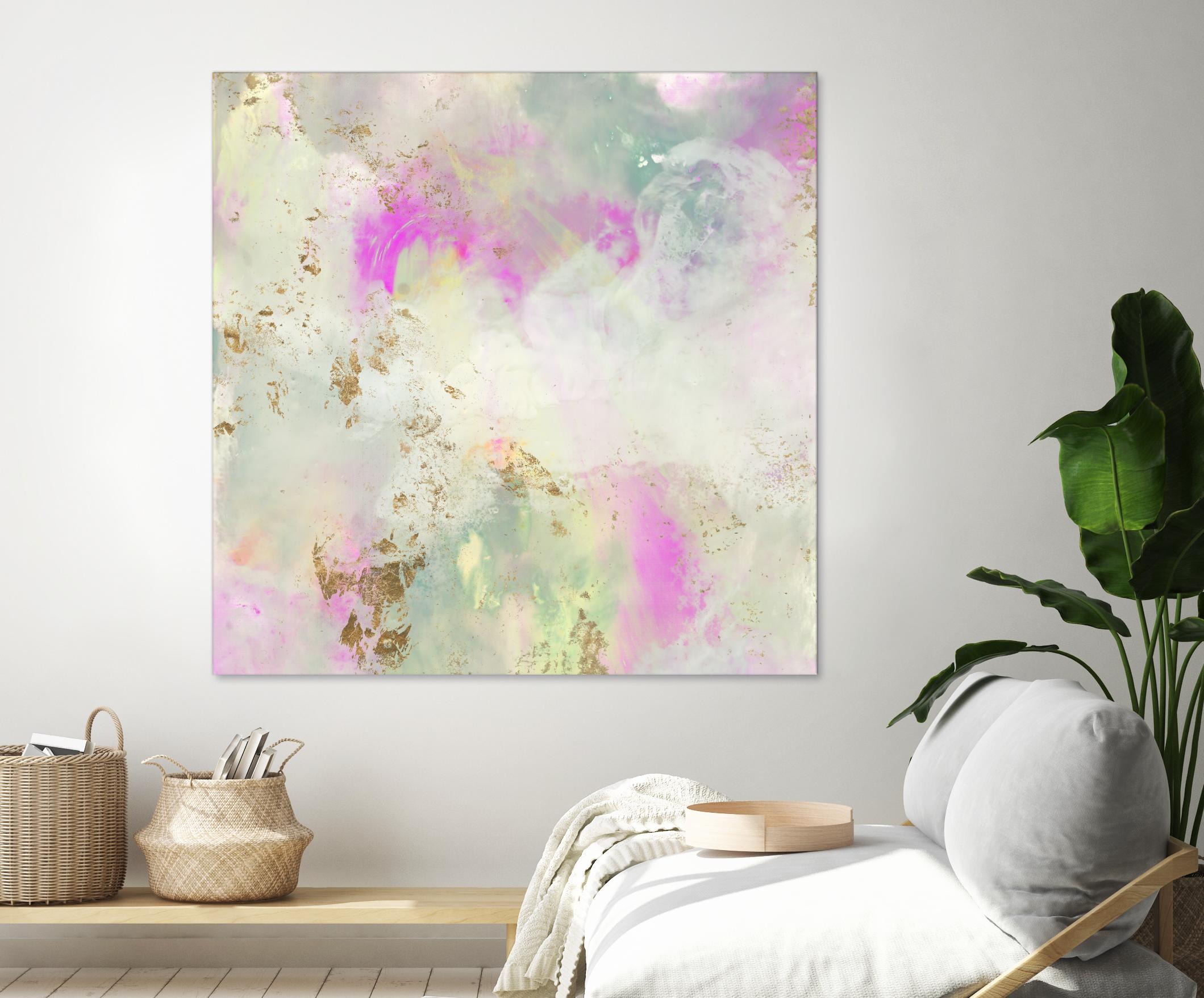 Pastel Swoop I by Jennifer Goldberger on GIANT ART - abstract