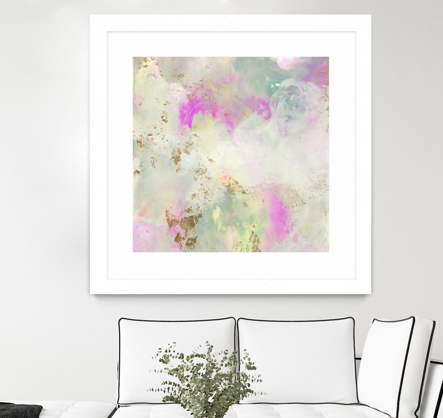 Pastel Swoop I by Jennifer Goldberger on GIANT ART - abstract