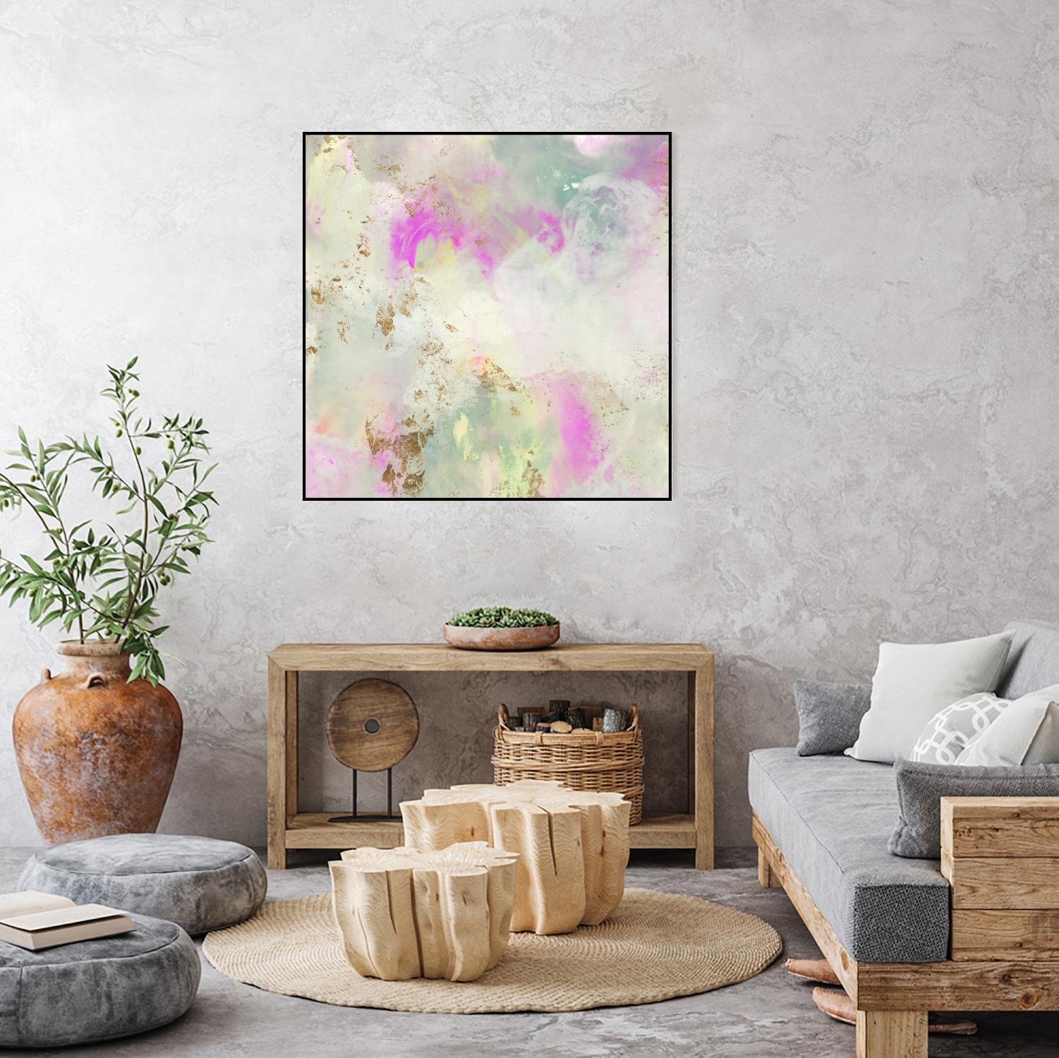 Pastel Swoop I by Jennifer Goldberger on GIANT ART - abstract