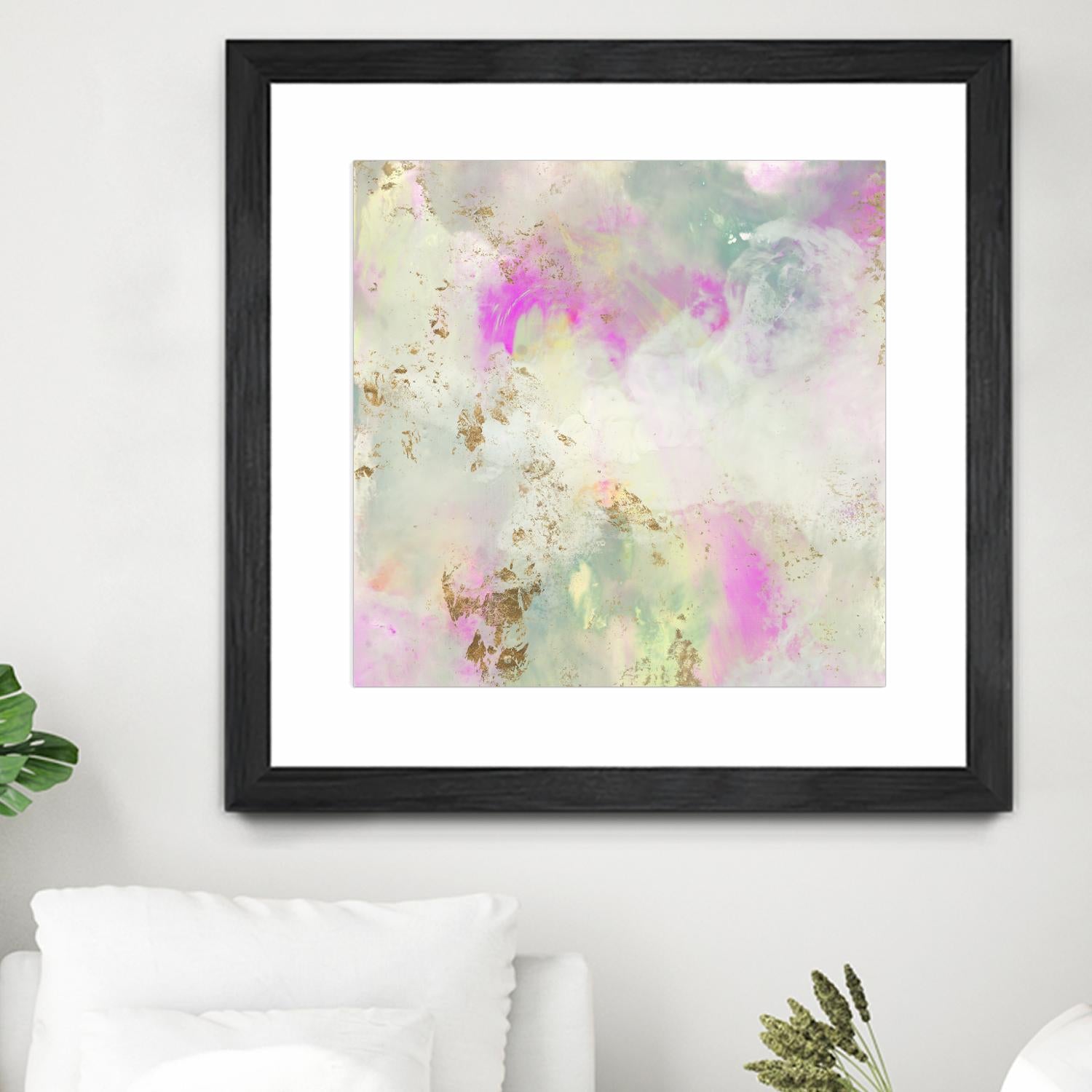 Pastel Swoop I by Jennifer Goldberger on GIANT ART - abstract