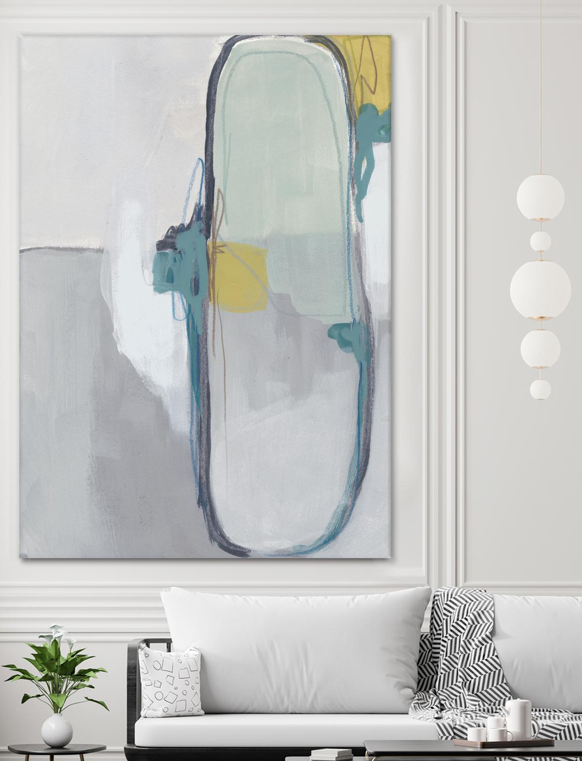 Closed System I by June Erica Vess on GIANT ART - green abstract