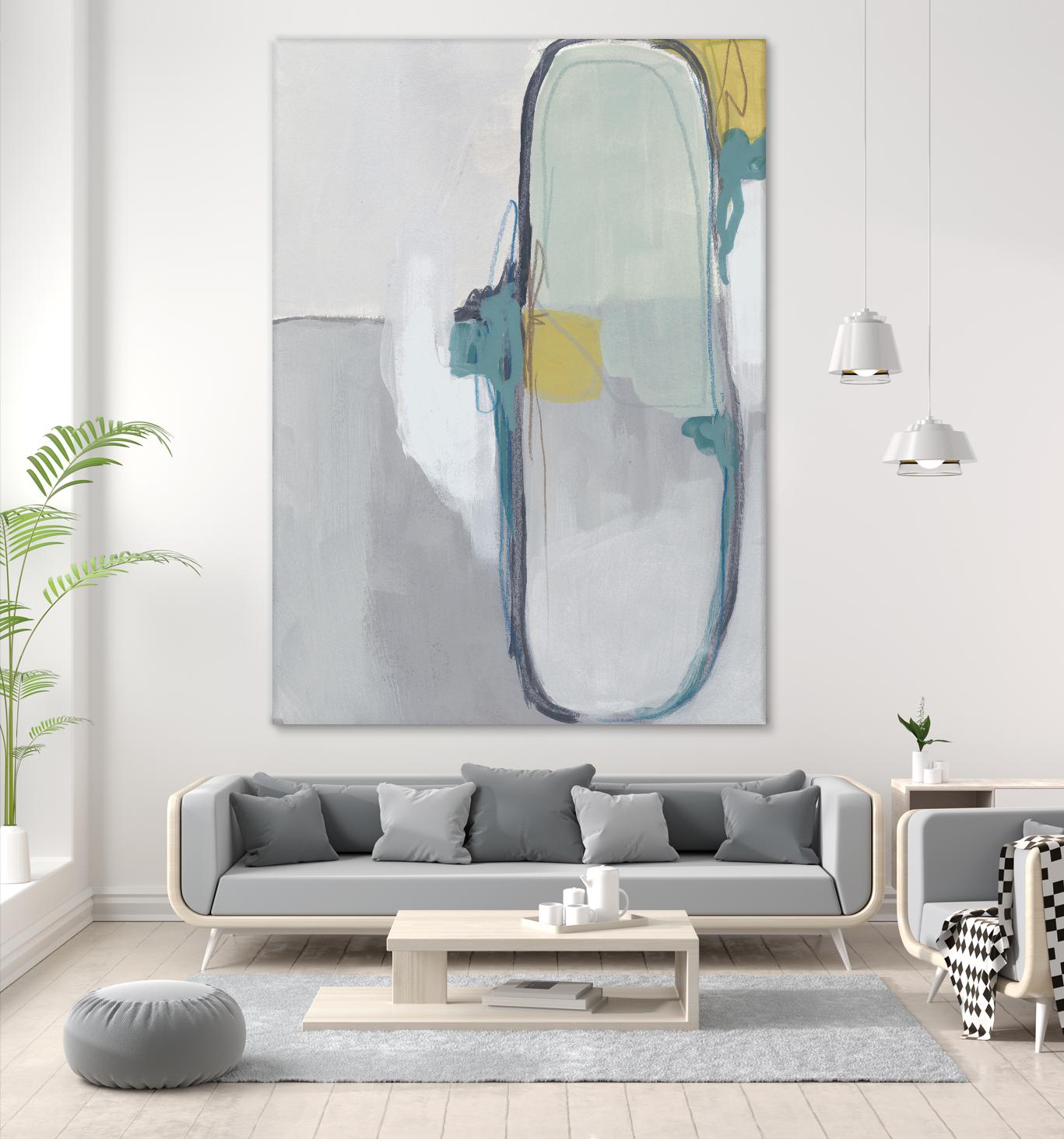 Closed System I by June Erica Vess on GIANT ART - green abstract