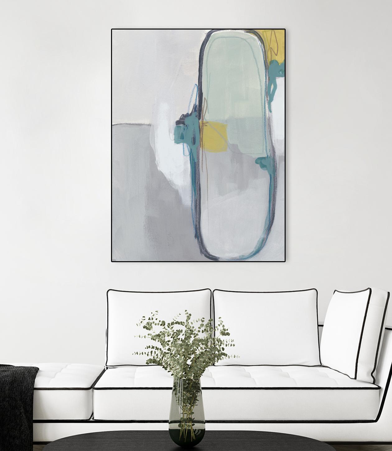 Closed System I by June Erica Vess on GIANT ART - green abstract