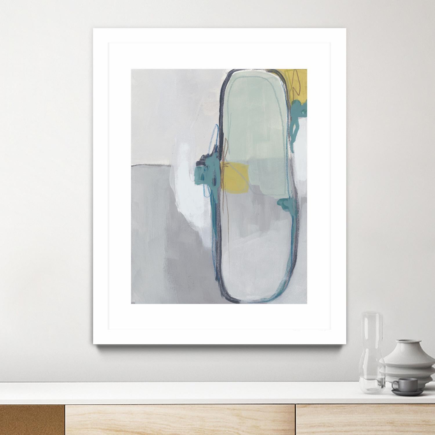 Closed System I by June Erica Vess on GIANT ART - green abstract