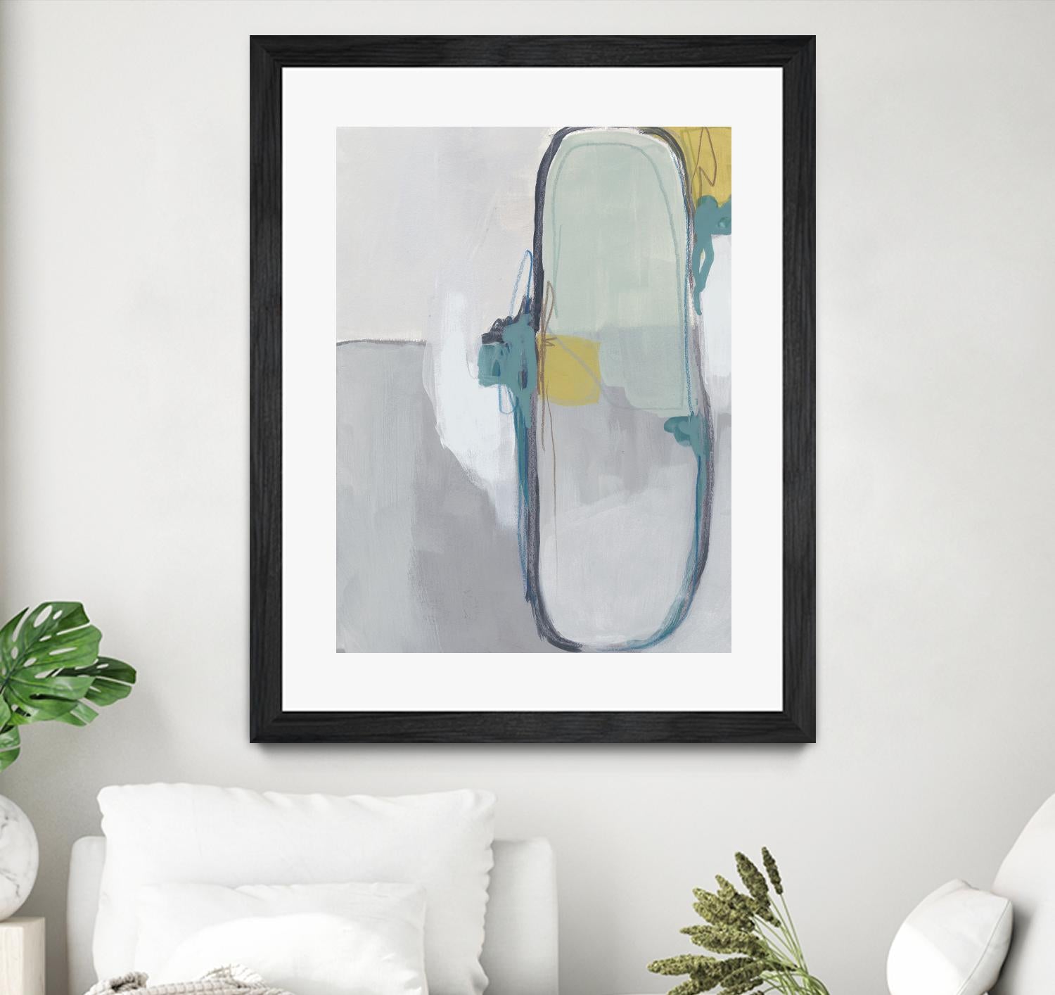 Closed System I by June Erica Vess on GIANT ART - green abstract