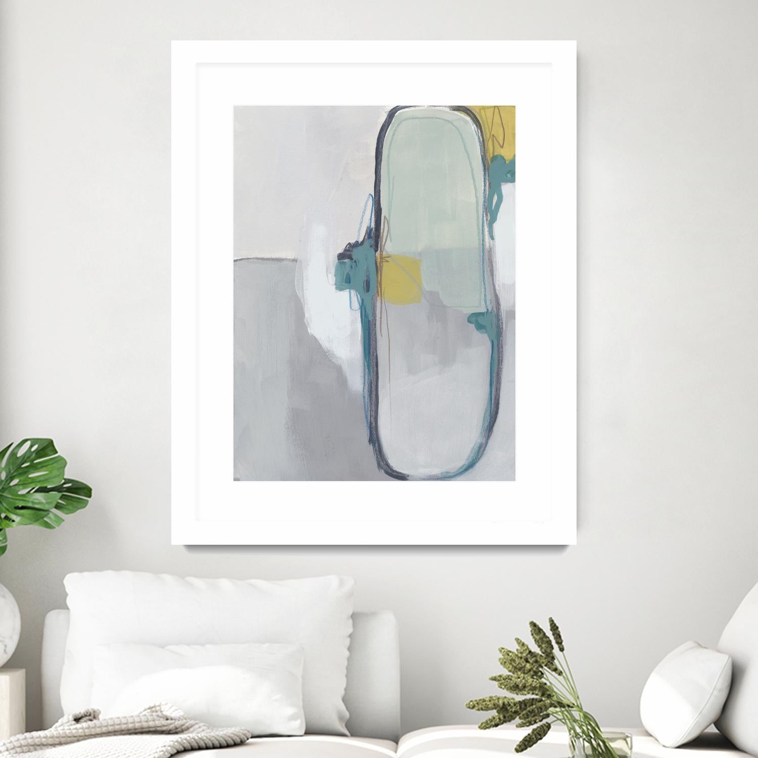 Closed System I by June Erica Vess on GIANT ART - green abstract