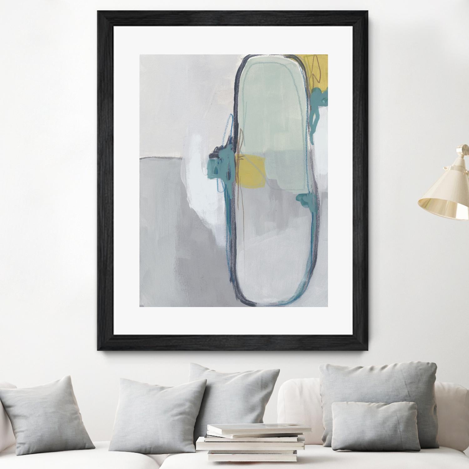 Closed System I by June Erica Vess on GIANT ART - green abstract