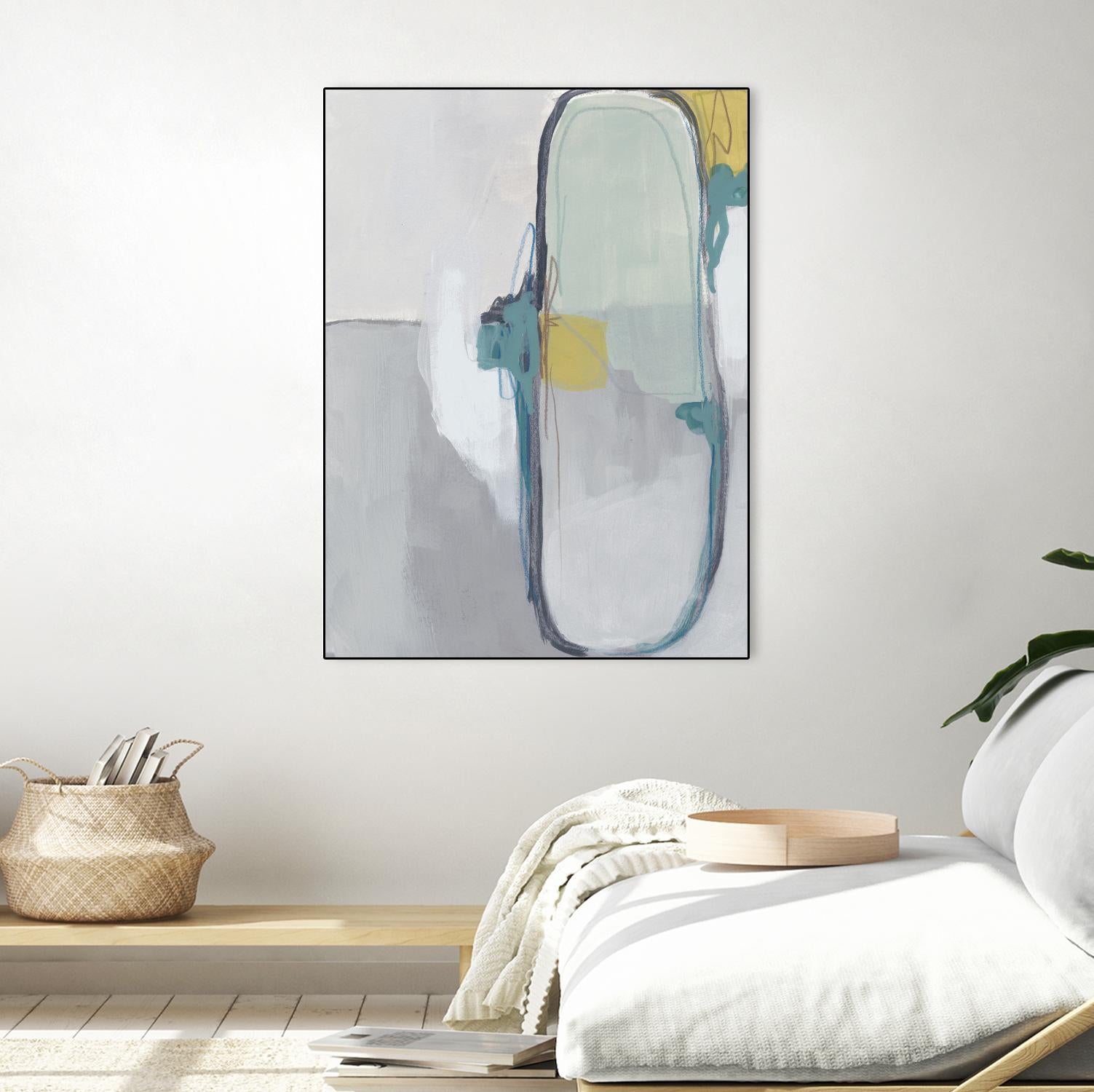 Closed System I by June Erica Vess on GIANT ART - green abstract