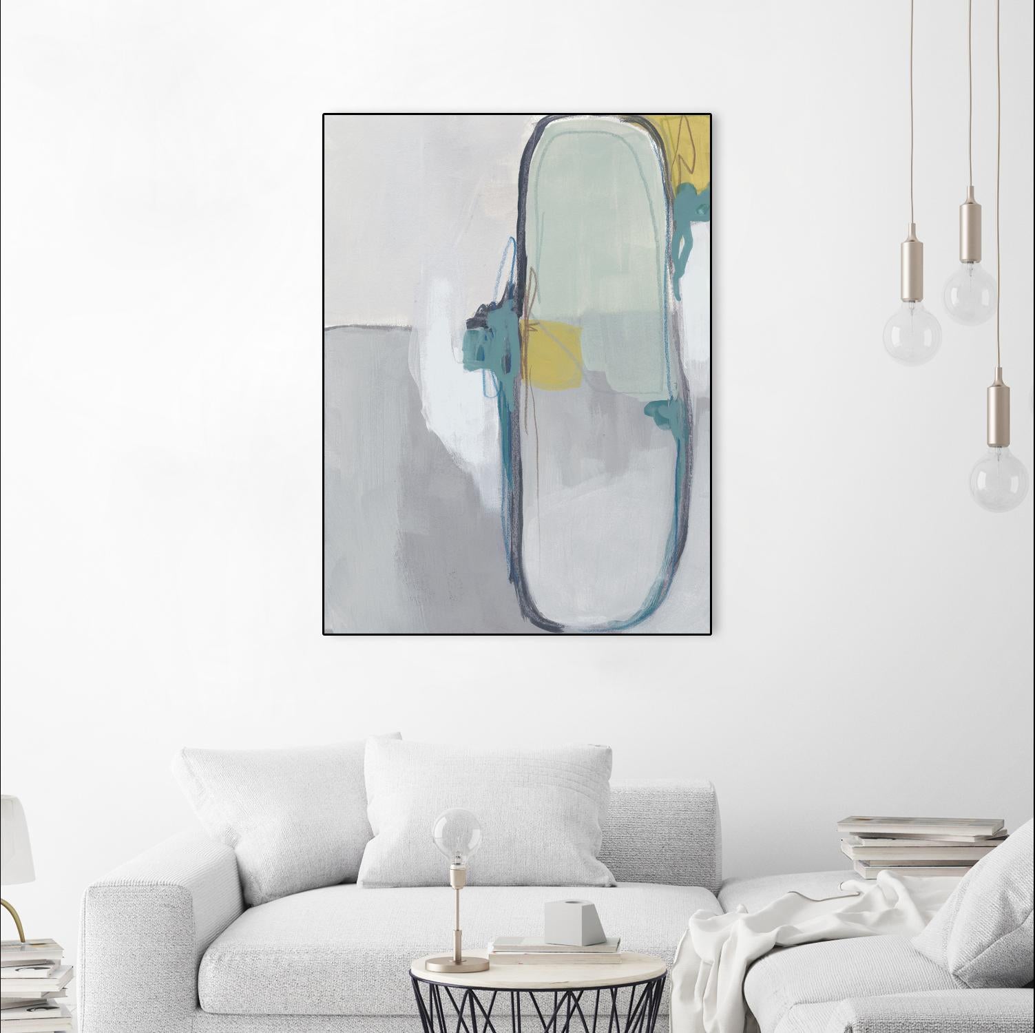 Closed System I by June Erica Vess on GIANT ART - green abstract