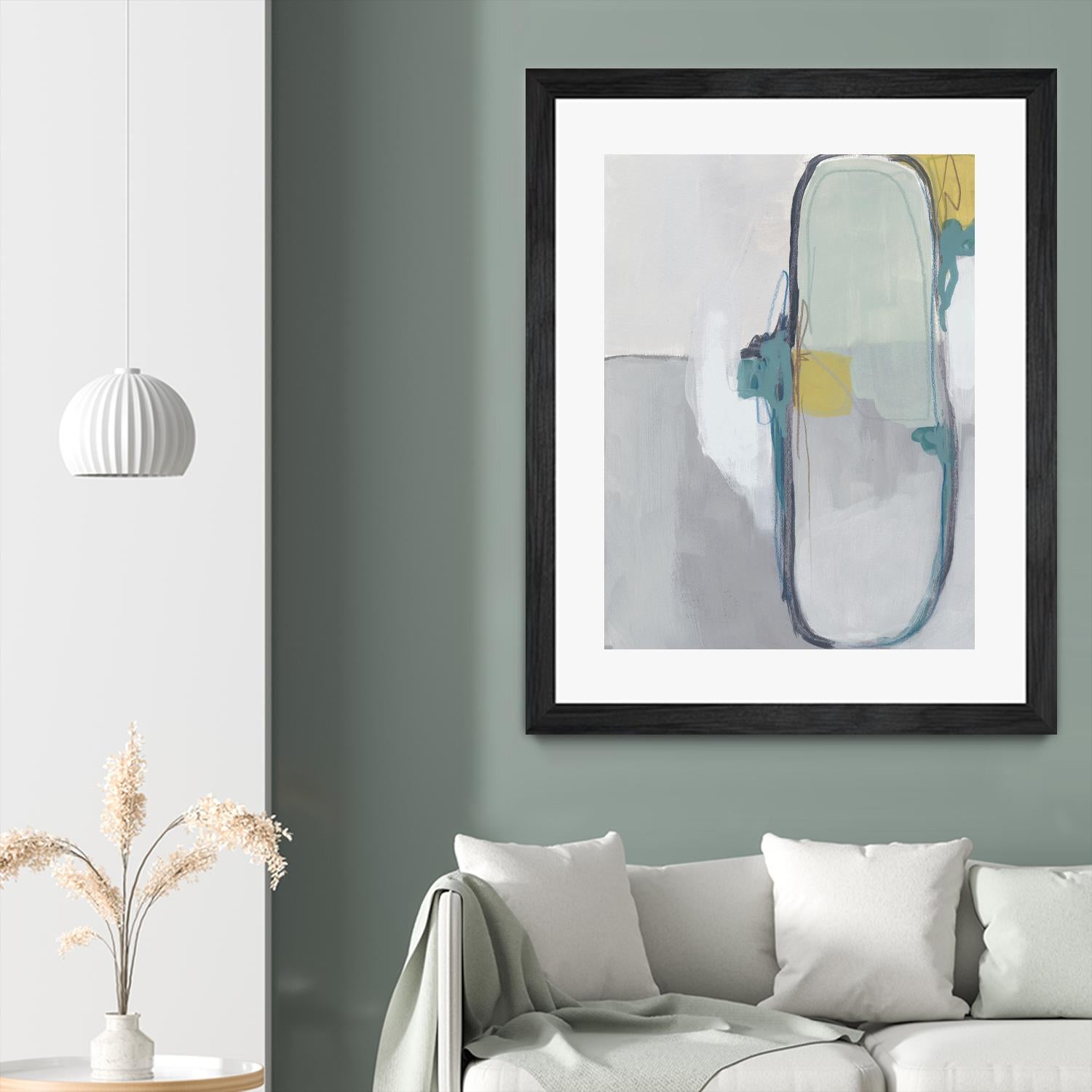 Closed System I by June Erica Vess on GIANT ART - green abstract