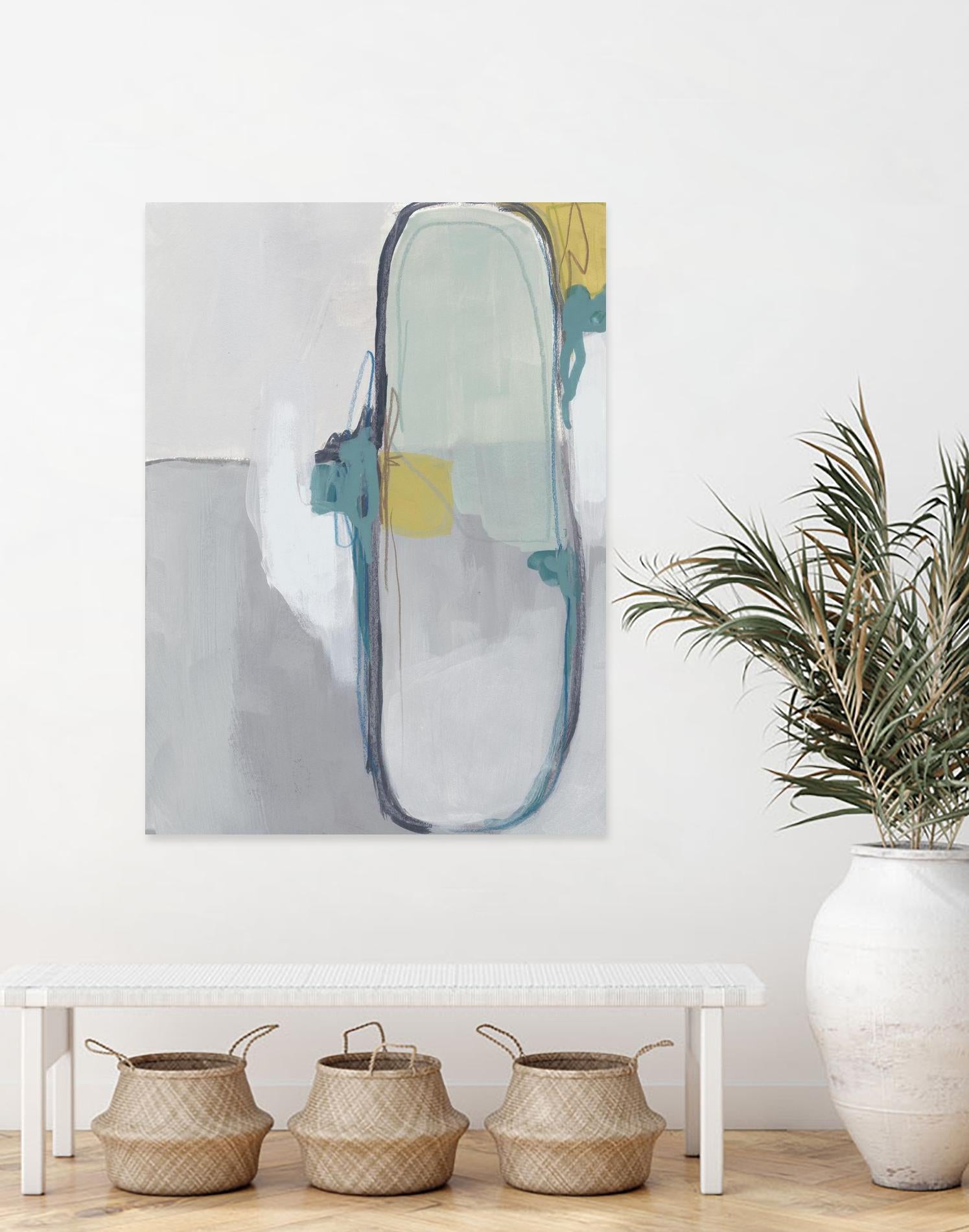 Closed System I by June Erica Vess on GIANT ART - green abstract