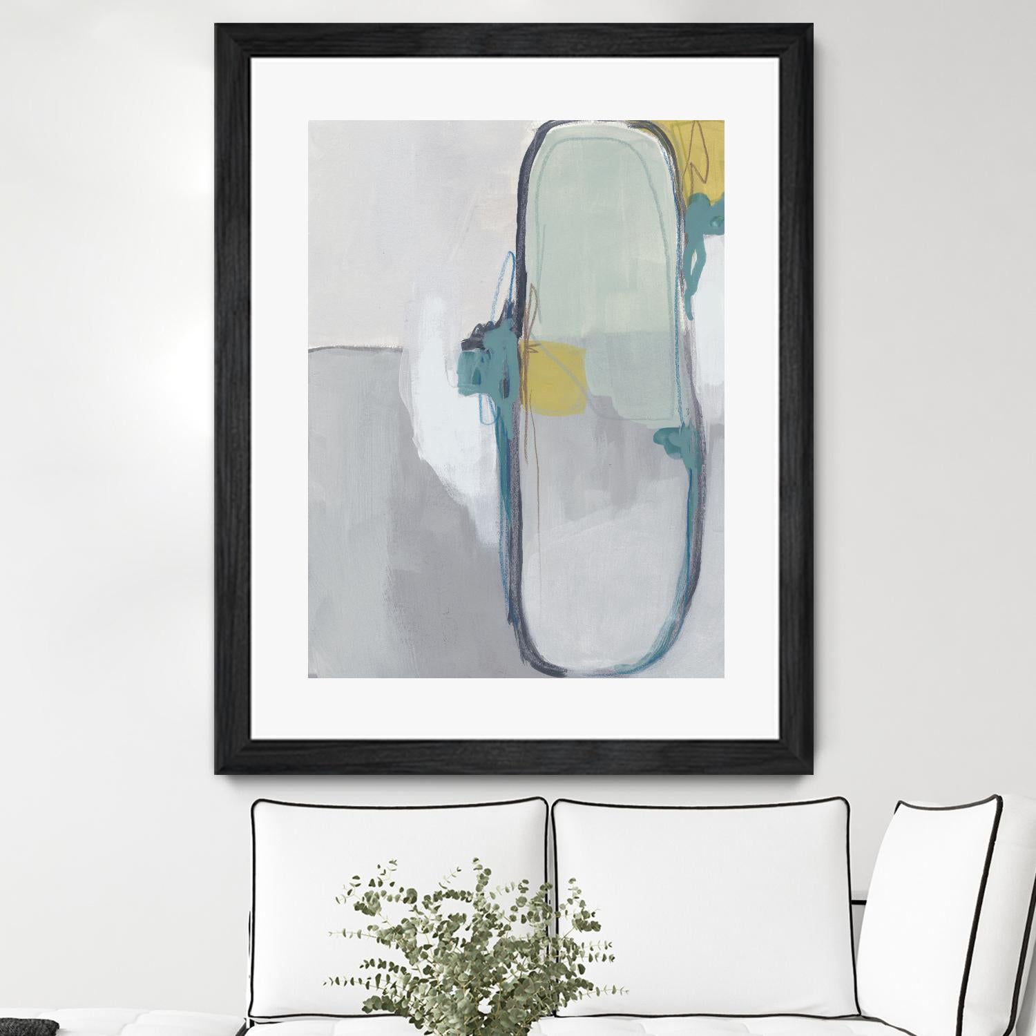 Closed System I by June Erica Vess on GIANT ART - green abstract