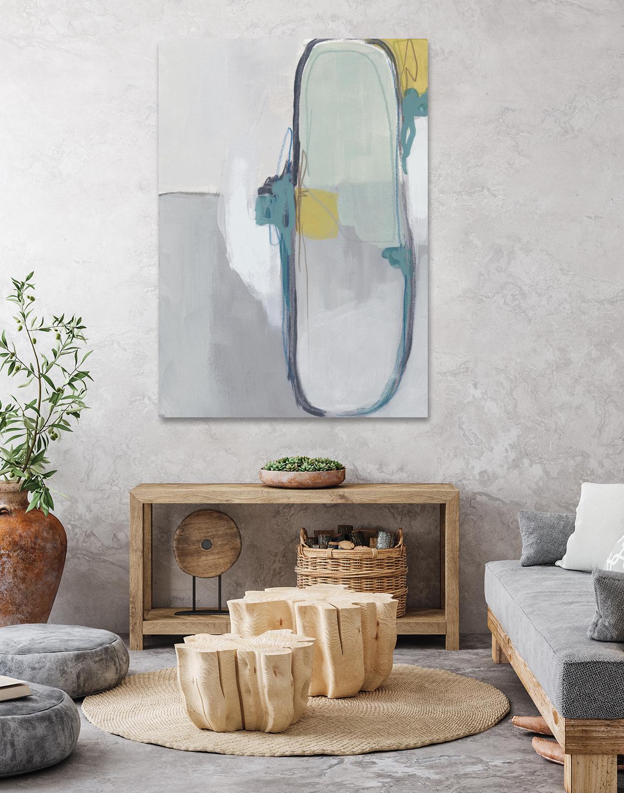 Closed System I by June Erica Vess on GIANT ART - green abstract