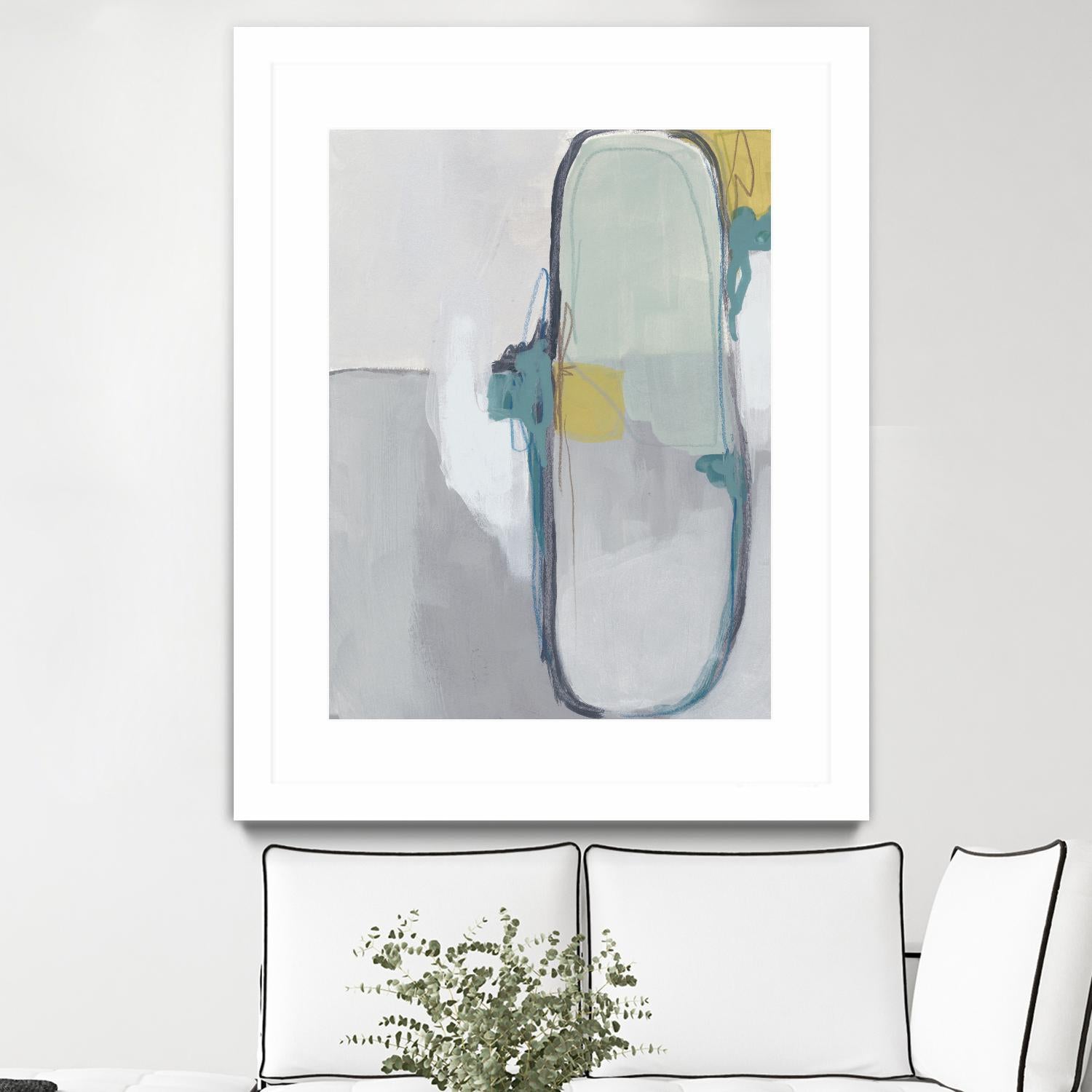 Closed System I by June Erica Vess on GIANT ART - green abstract