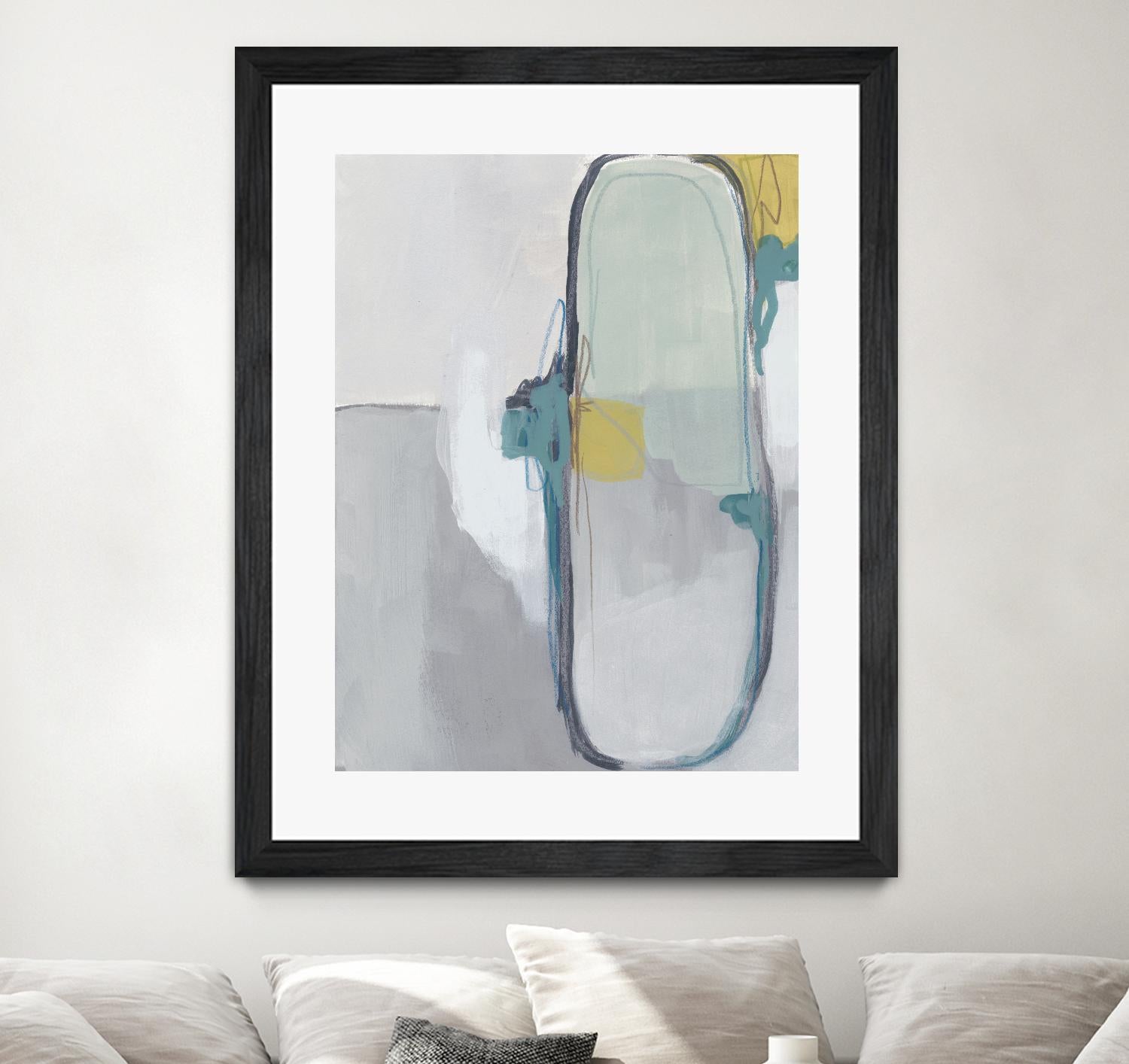 Closed System I by June Erica Vess on GIANT ART - green abstract