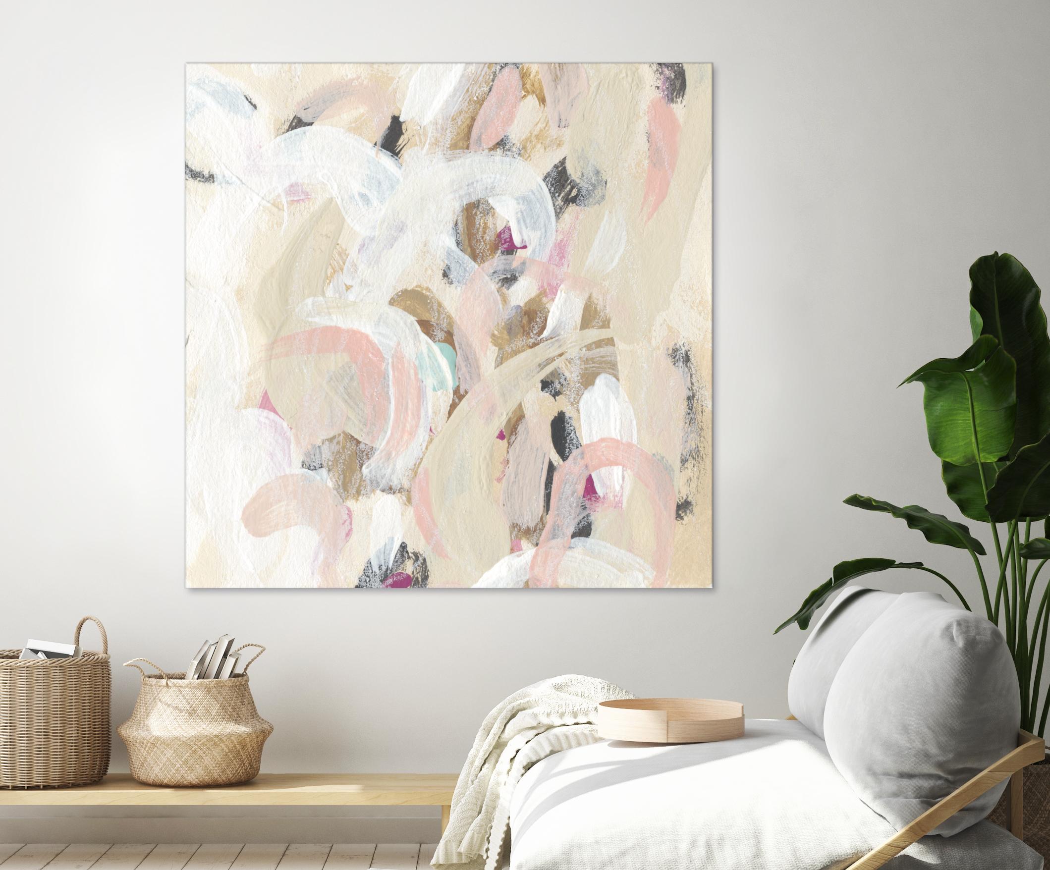 Carnivale I by June Erica Vess on GIANT ART - pink- purple abstract