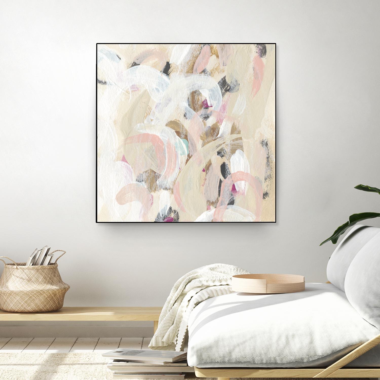 Carnivale I by June Erica Vess on GIANT ART - pink- purple abstract